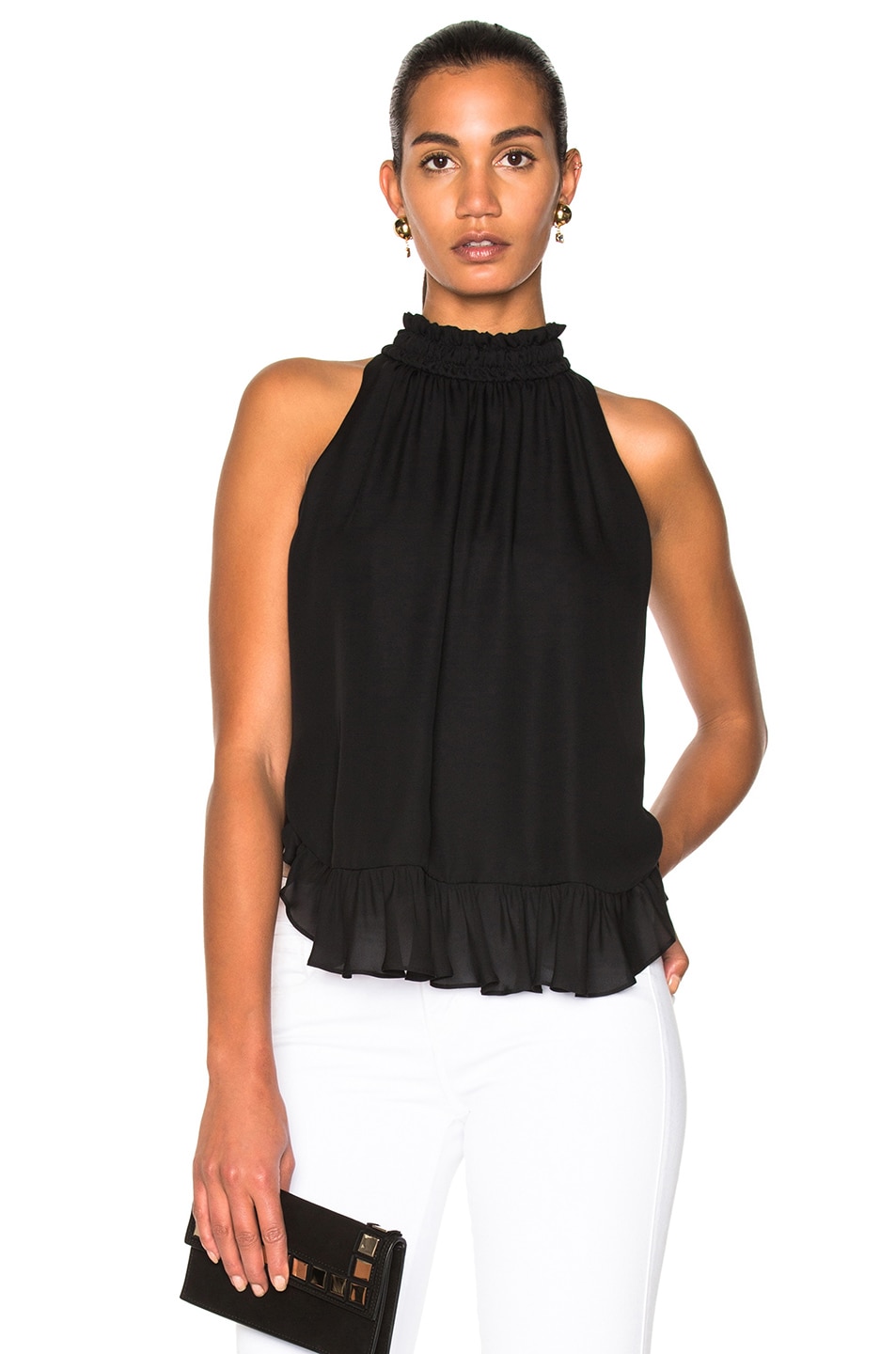Image 1 of Cinq a Sept Brie Top in Black