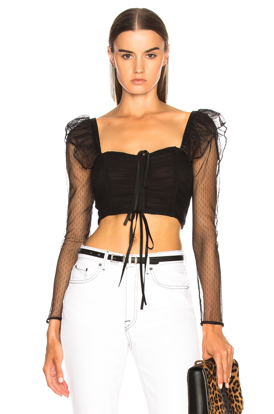 Image 1 of Cinq a Sept Adelise Top in Black