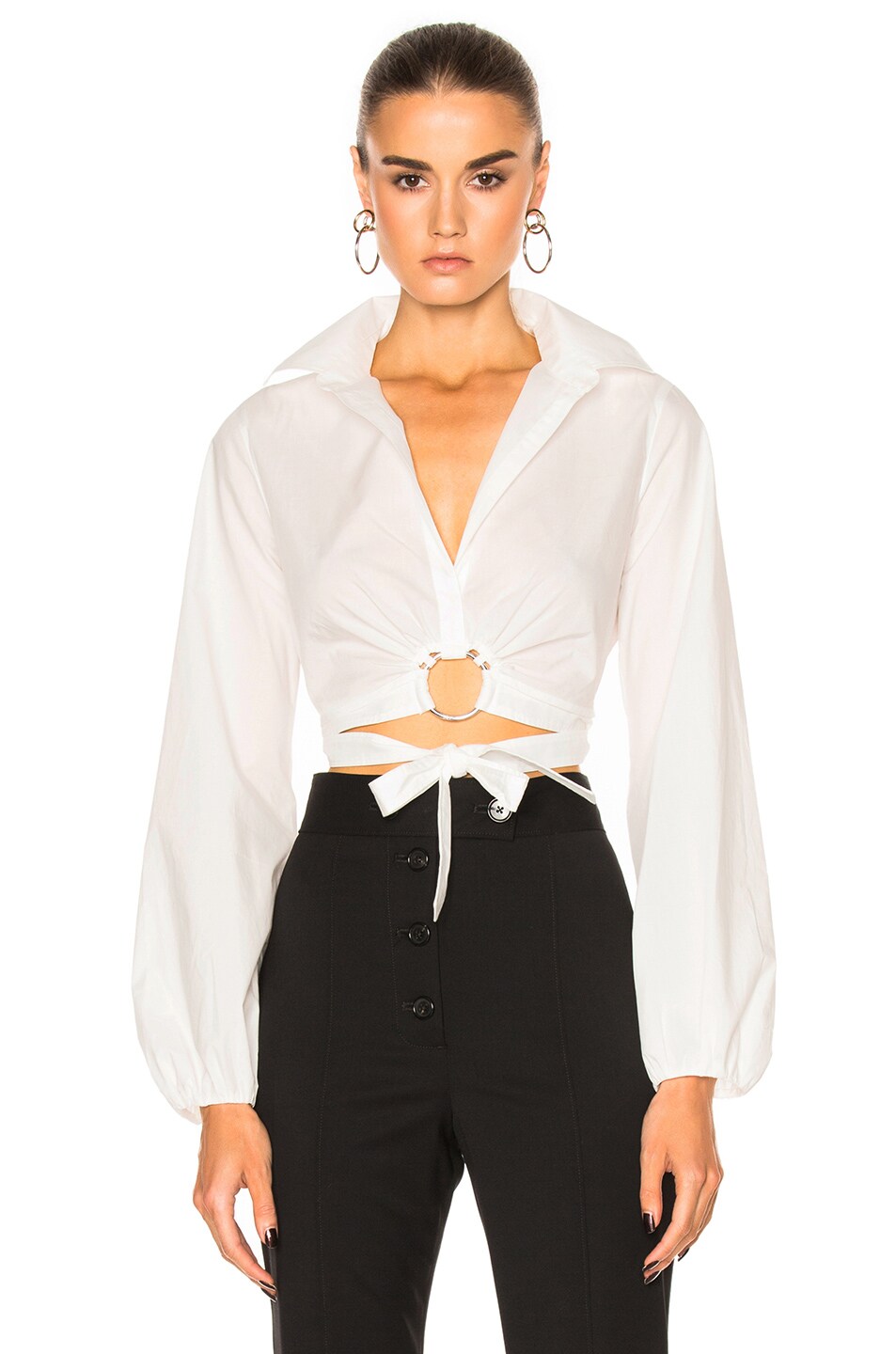 Image 1 of Cinq a Sept Trillian Top in White