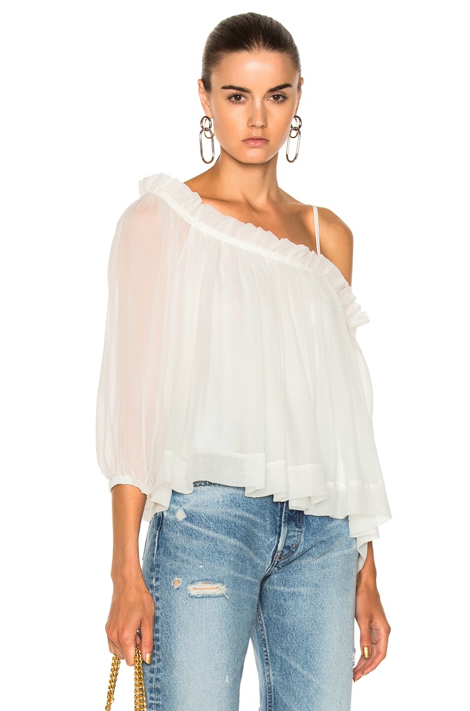 Image 1 of Cinq a Sept Colette Top in Ivory