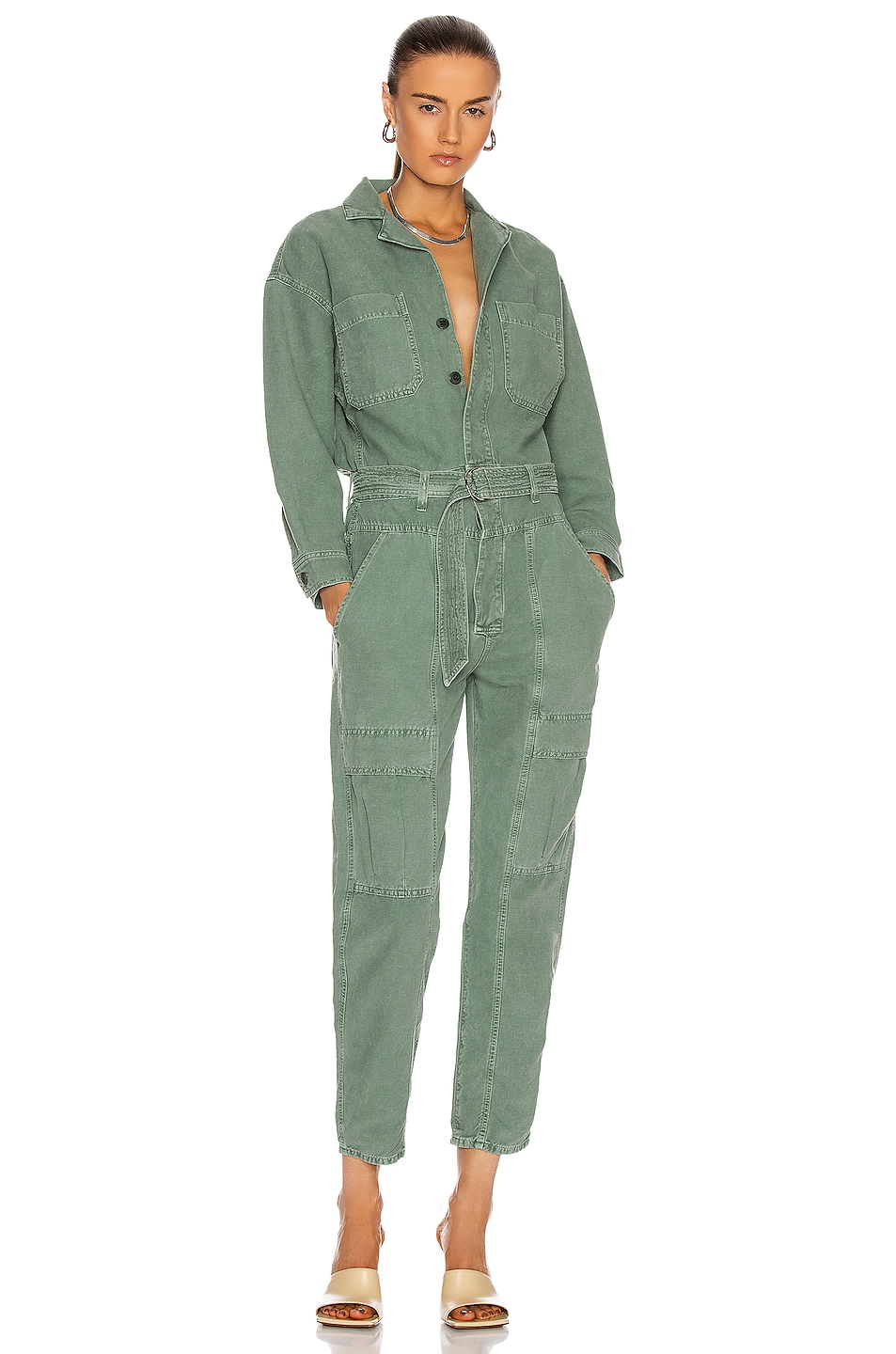Image 1 of Citizens of Humanity Willa Jumpsuit in Mojito