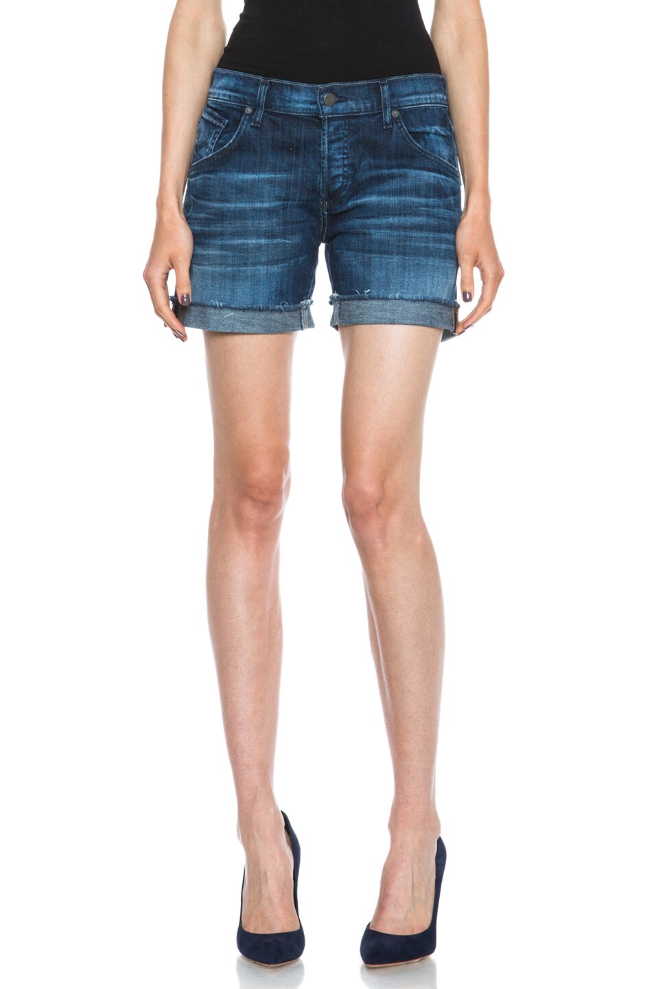 Image 1 of Citizens of Humanity Skyler Low Rise Loose Shorts in Vista
