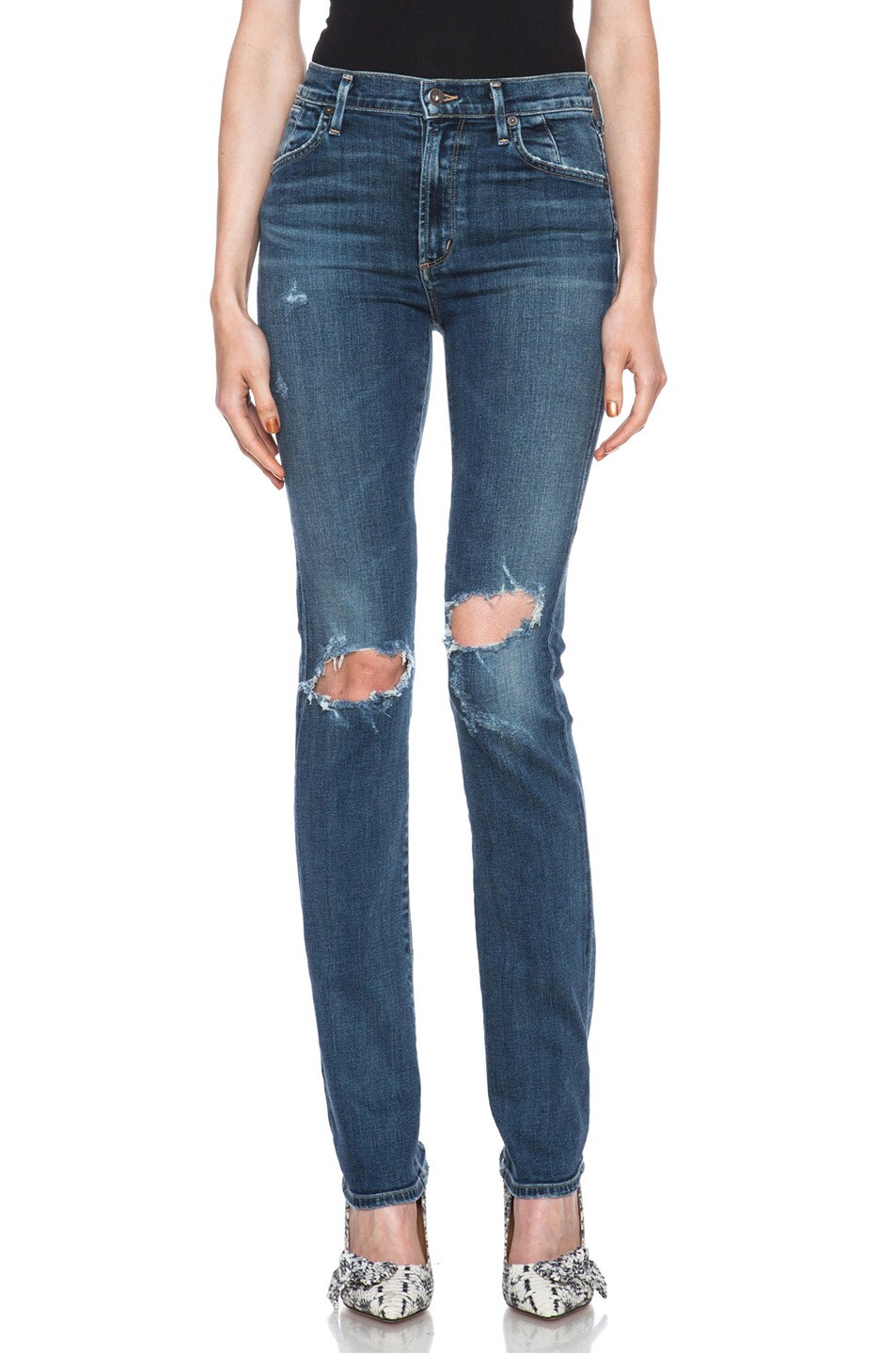 Image 1 of Citizens of Humanity Arley High Waist Straight Leg Jean in Ramone