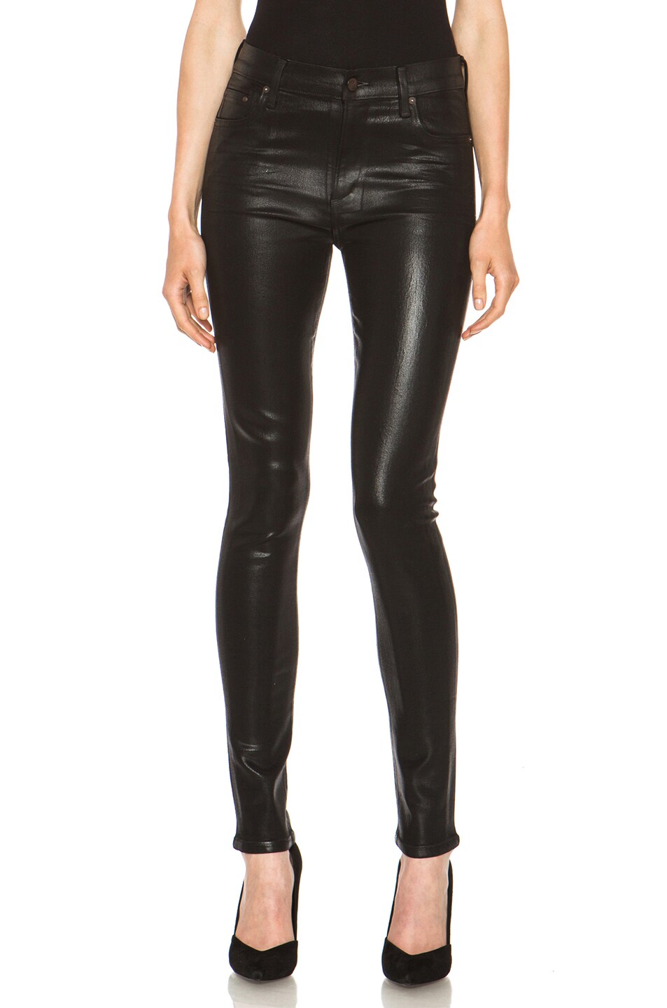 Image 1 of Citizens of Humanity Rocket Leatherette in Black