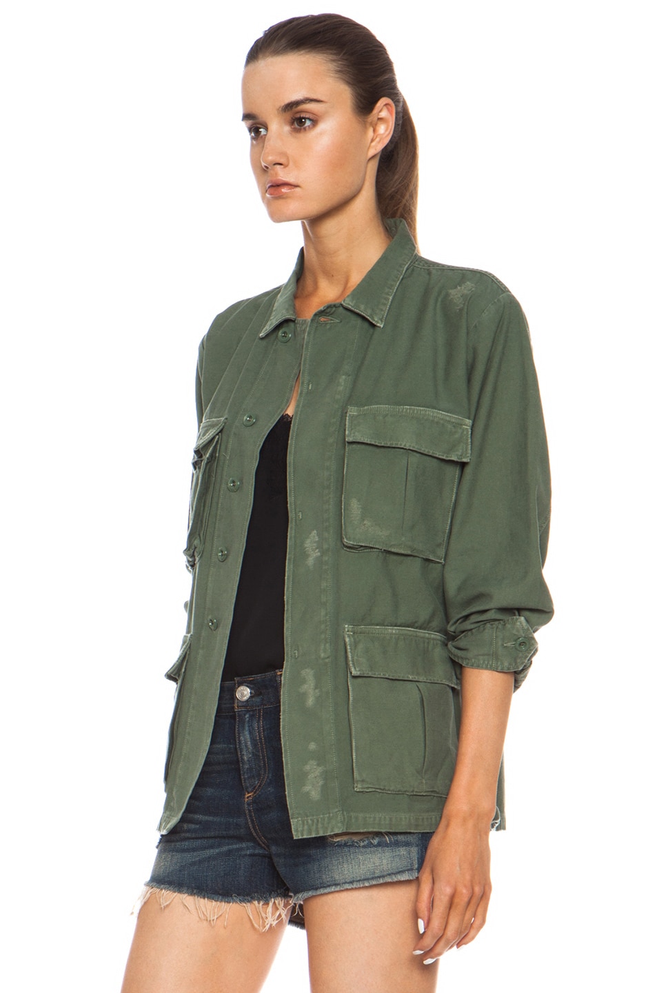 Citizens of Humanity Kyle Military Jacket in Fatigue | FWRD