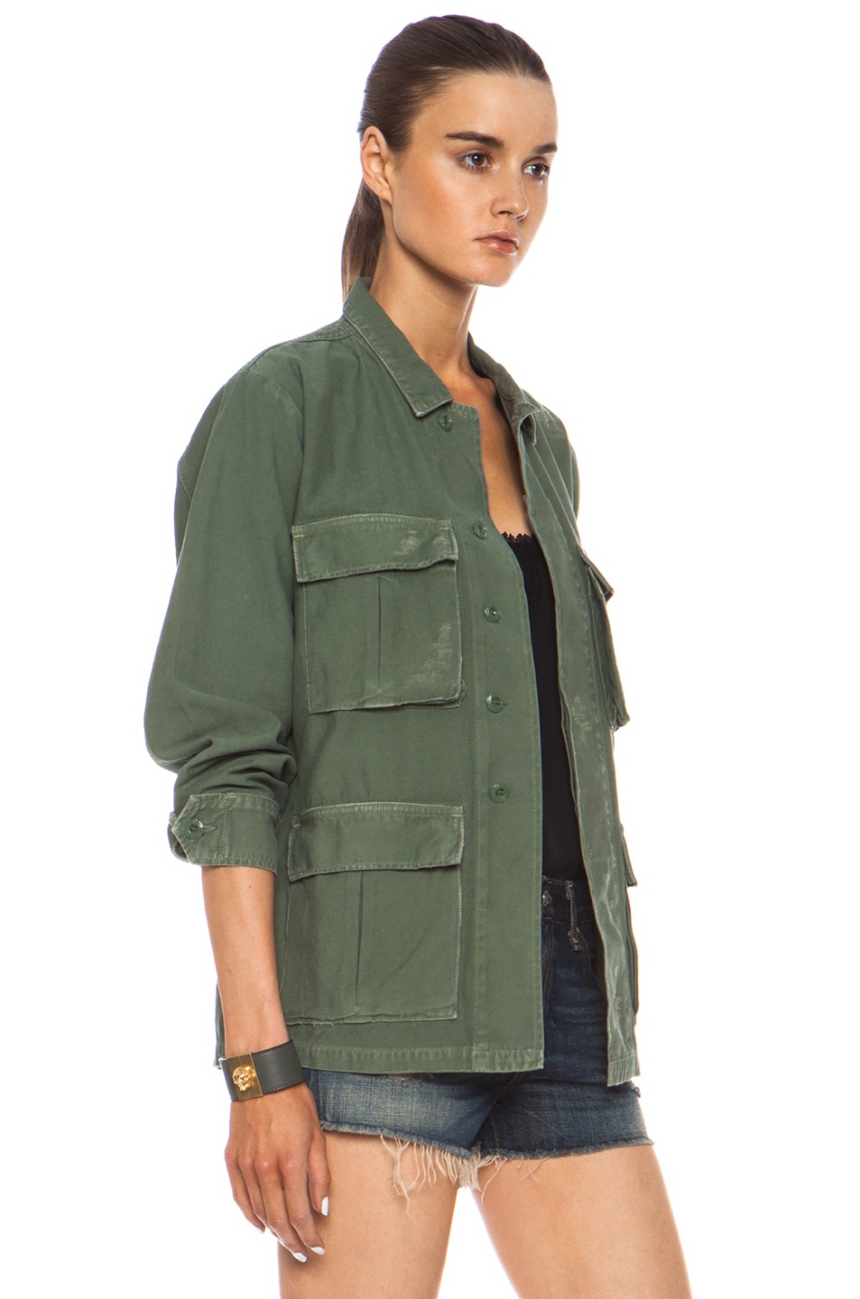 Citizens of Humanity Kyle Military Jacket in Fatigue | FWRD