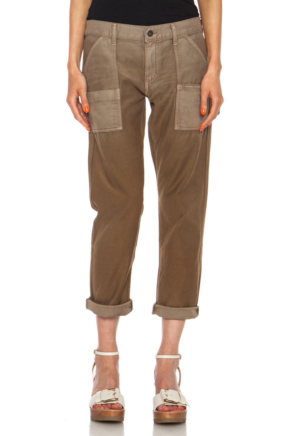 Image 1 of Citizens of Humanity Leah Loose Pant in Fade Beige