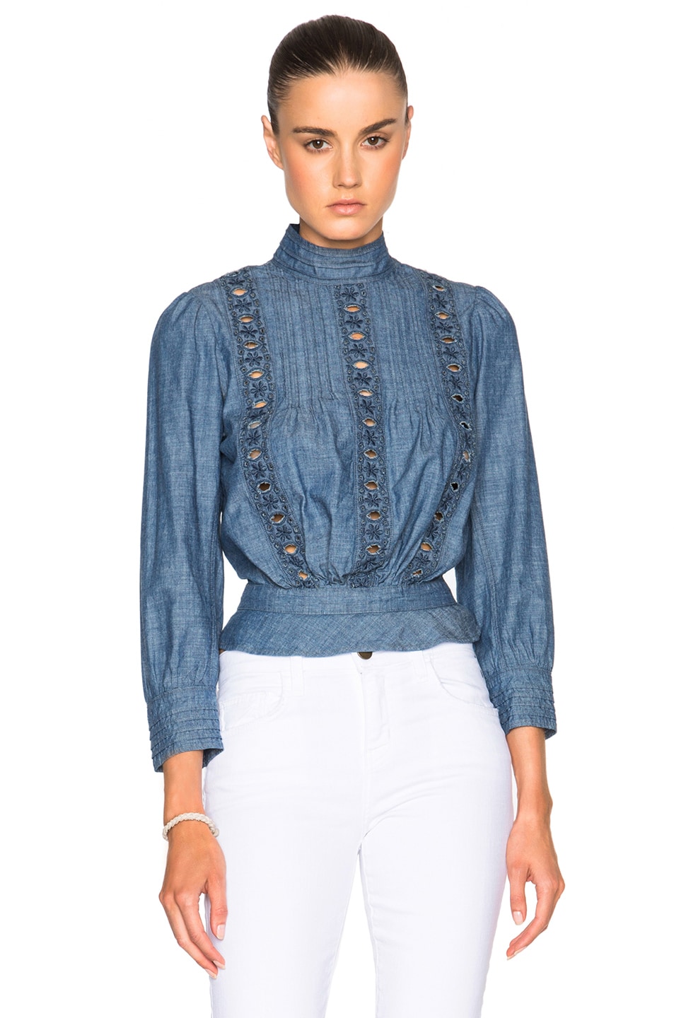 Image 1 of Citizens of Humanity Josie Top in Chambray