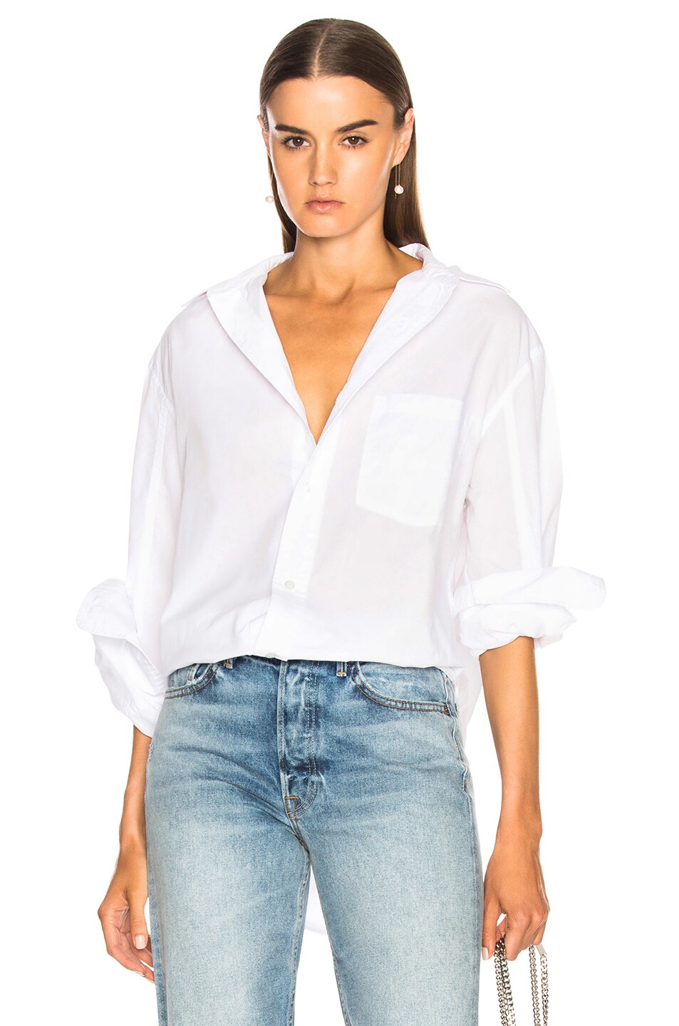 Image 1 of Citizens of Humanity Kayla Shirt in Optic White