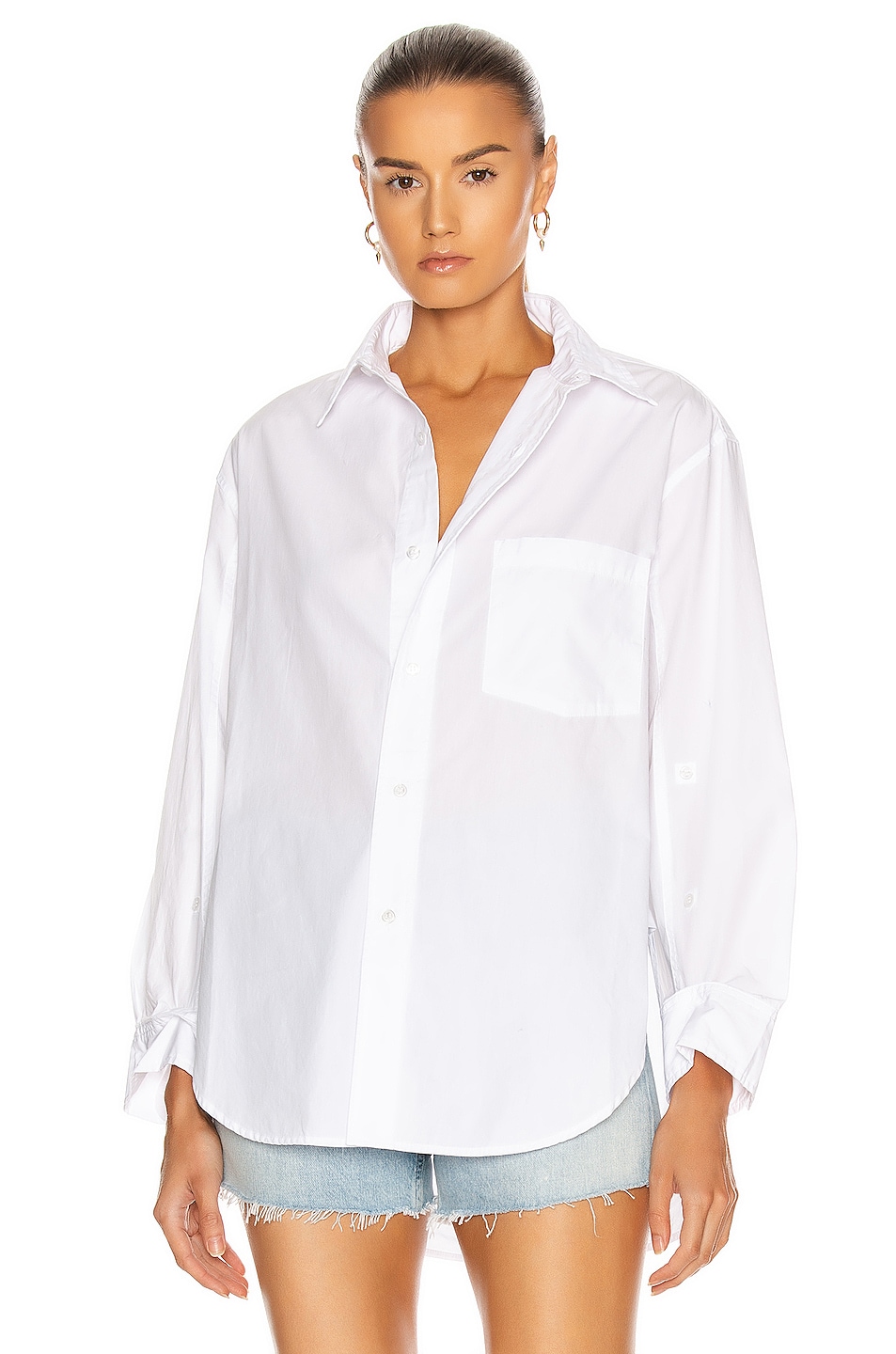 Citizens of Humanity Kayla Shirt in Optic White | FWRD
