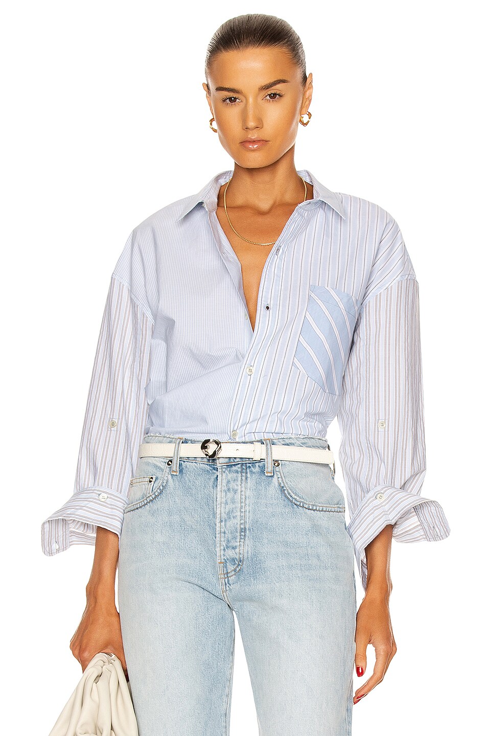 Image 1 of Citizens of Humanity Kayla Shirt in Rework Stripe