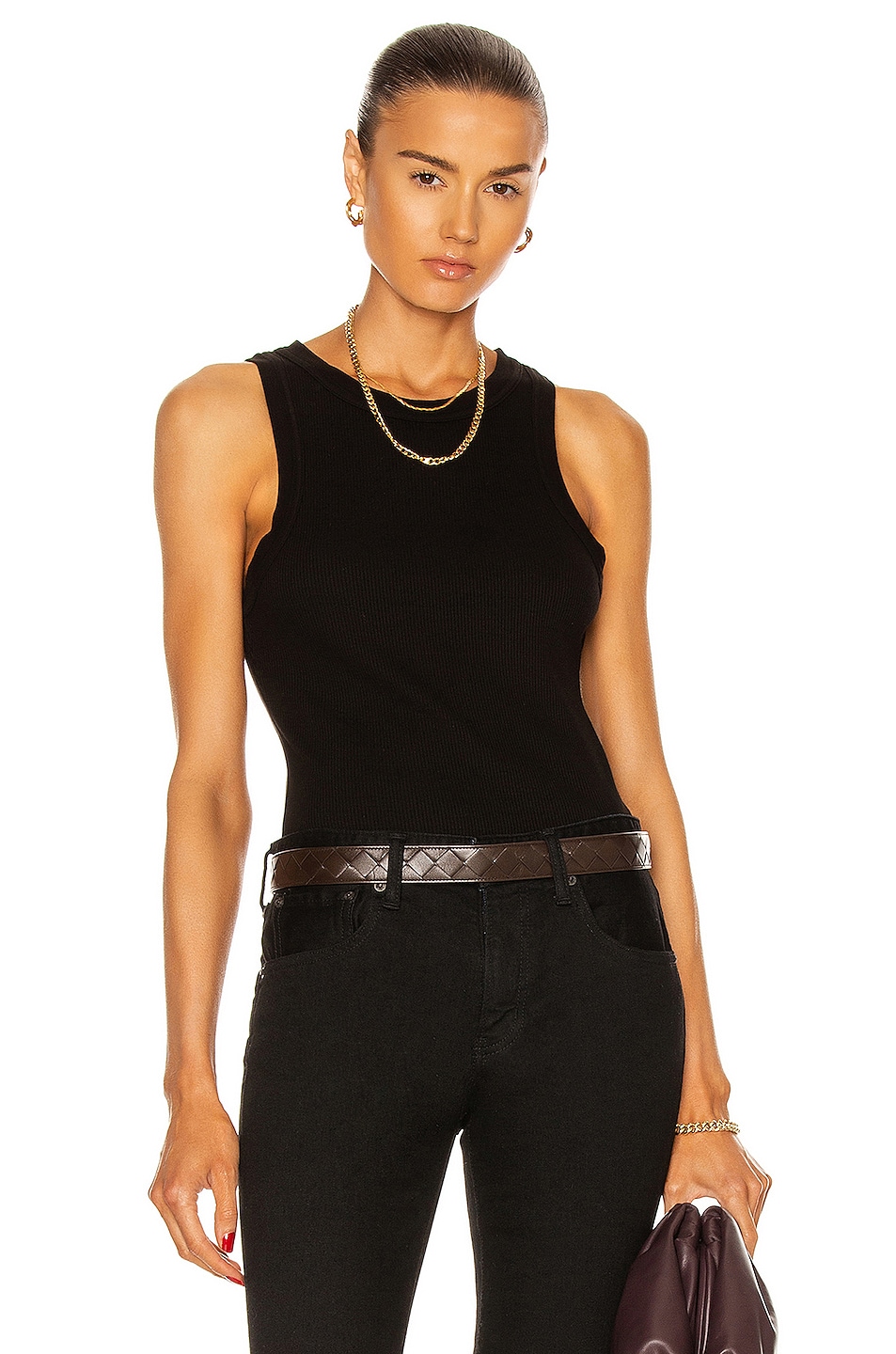 Image 1 of Citizens of Humanity Isabel Rib Tank in Black
