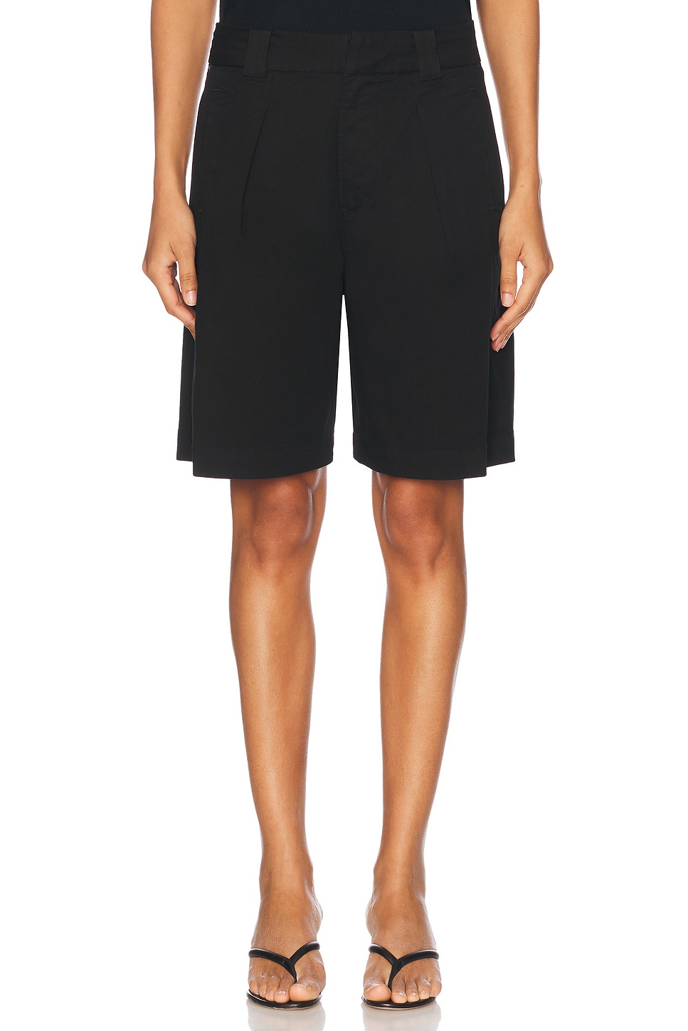 Cara Pleated Short in Black