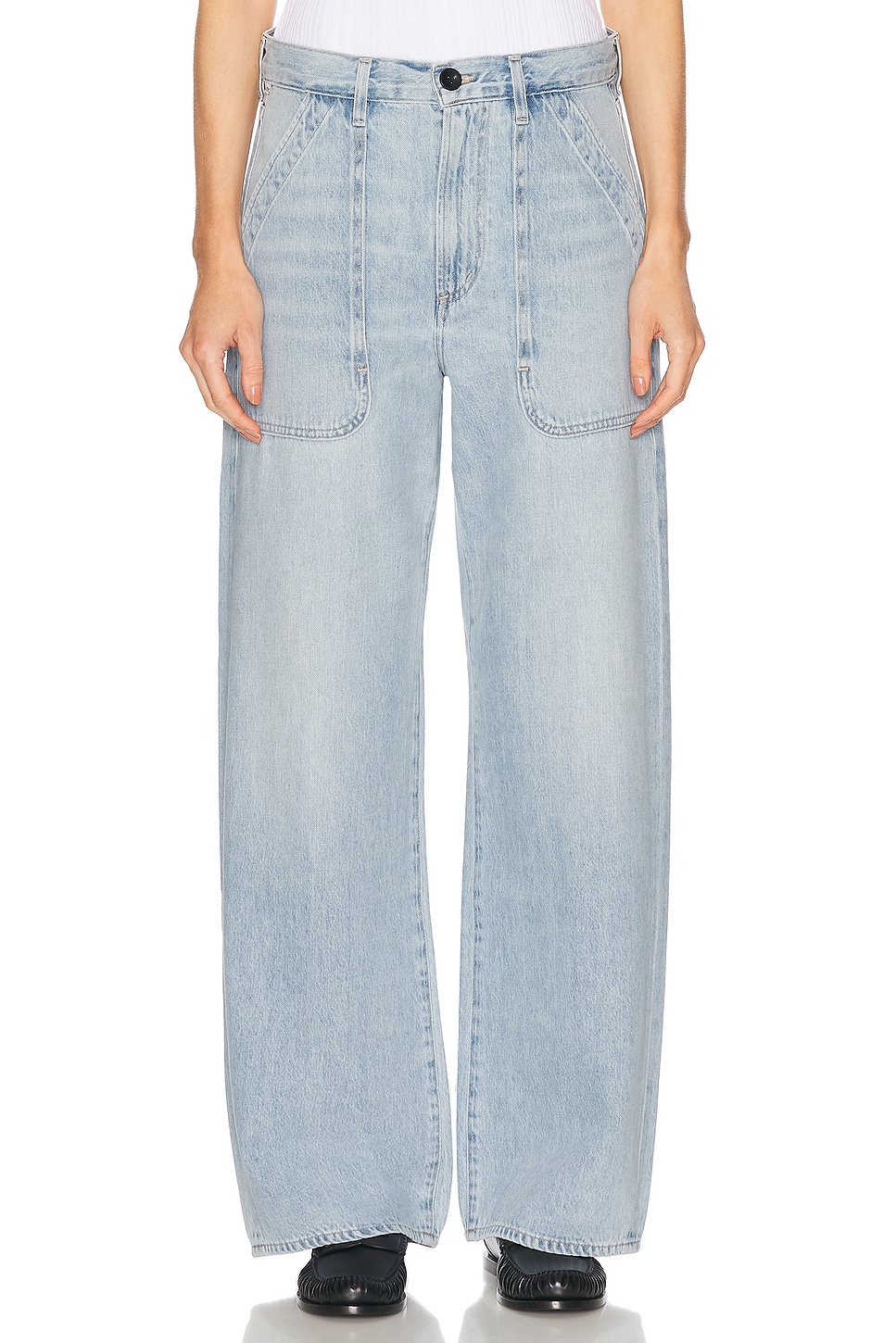 Image 1 of Citizens of Humanity Ayla Cargo Pant in Cloud Nine