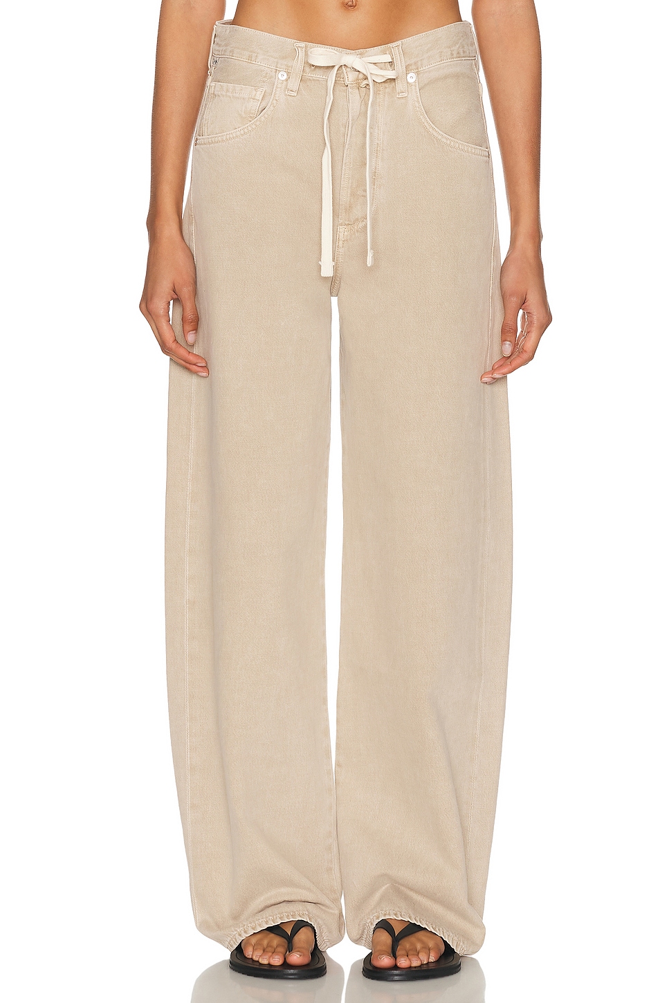 Image 1 of Citizens of Humanity Brynn Drawstring Trouser in Burnished Quartz