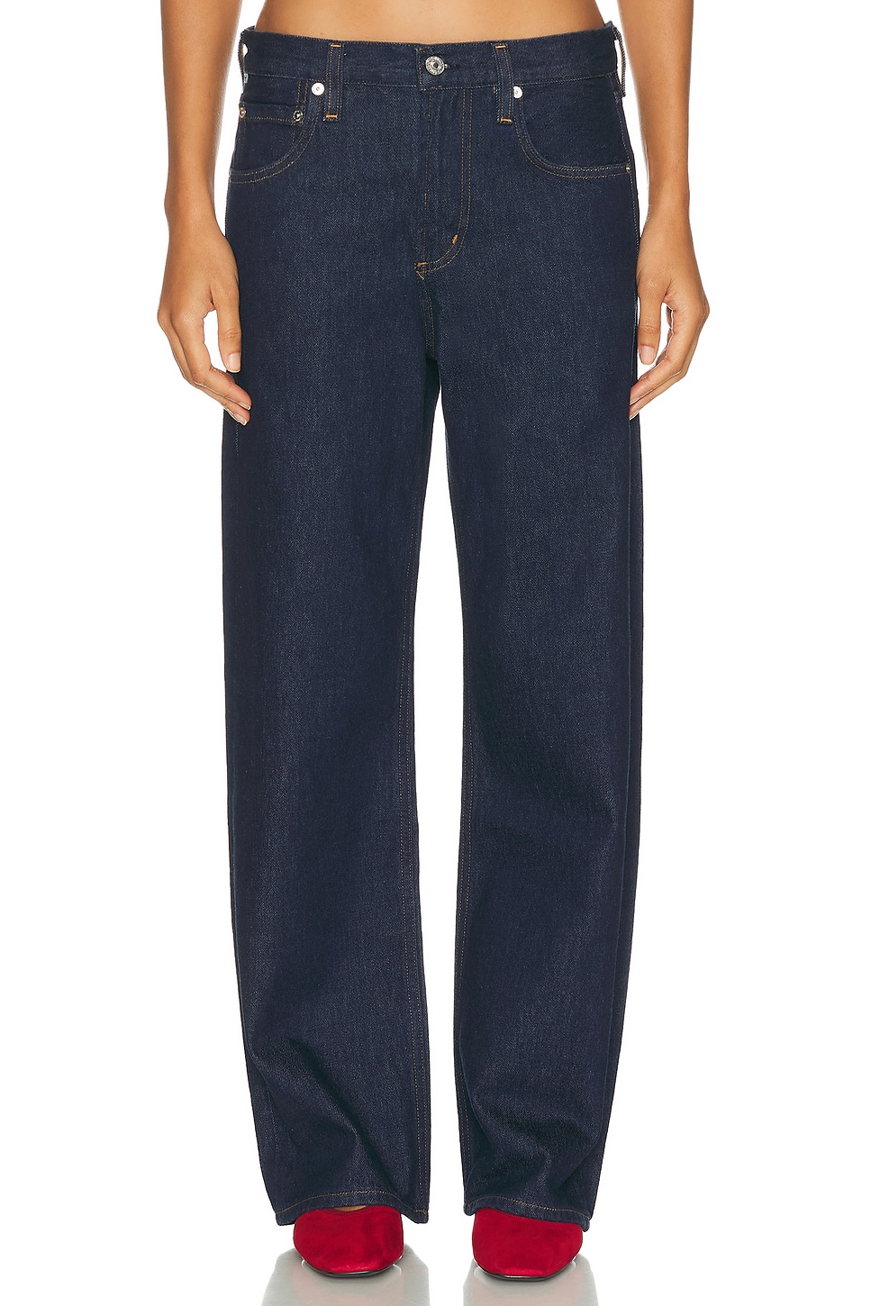 Citizens Of Humanity Lindz Low Rise Easy Straight Jeans