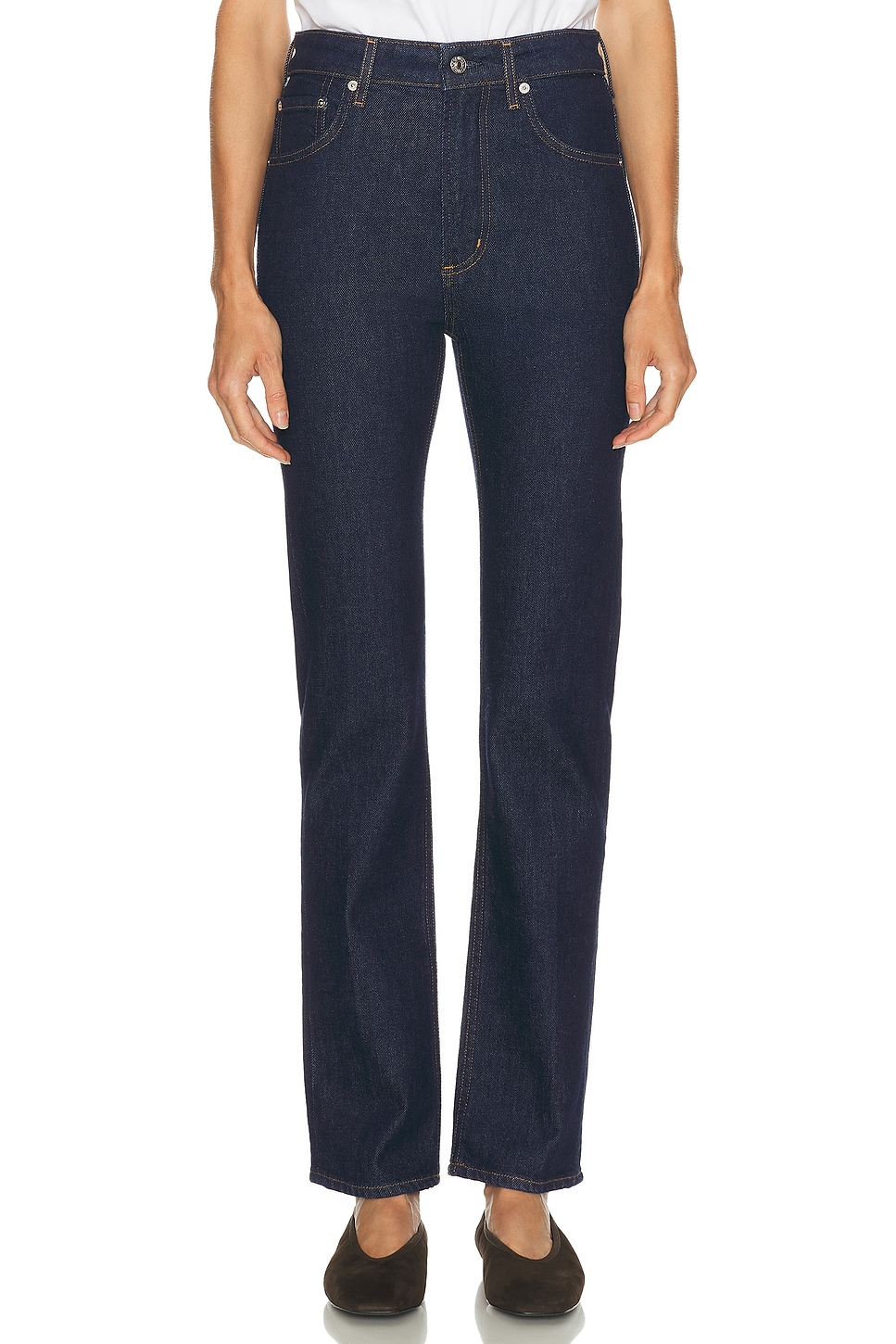 Image 1 of Citizens of Humanity Zurie Straight Leg Jeans in Helia
