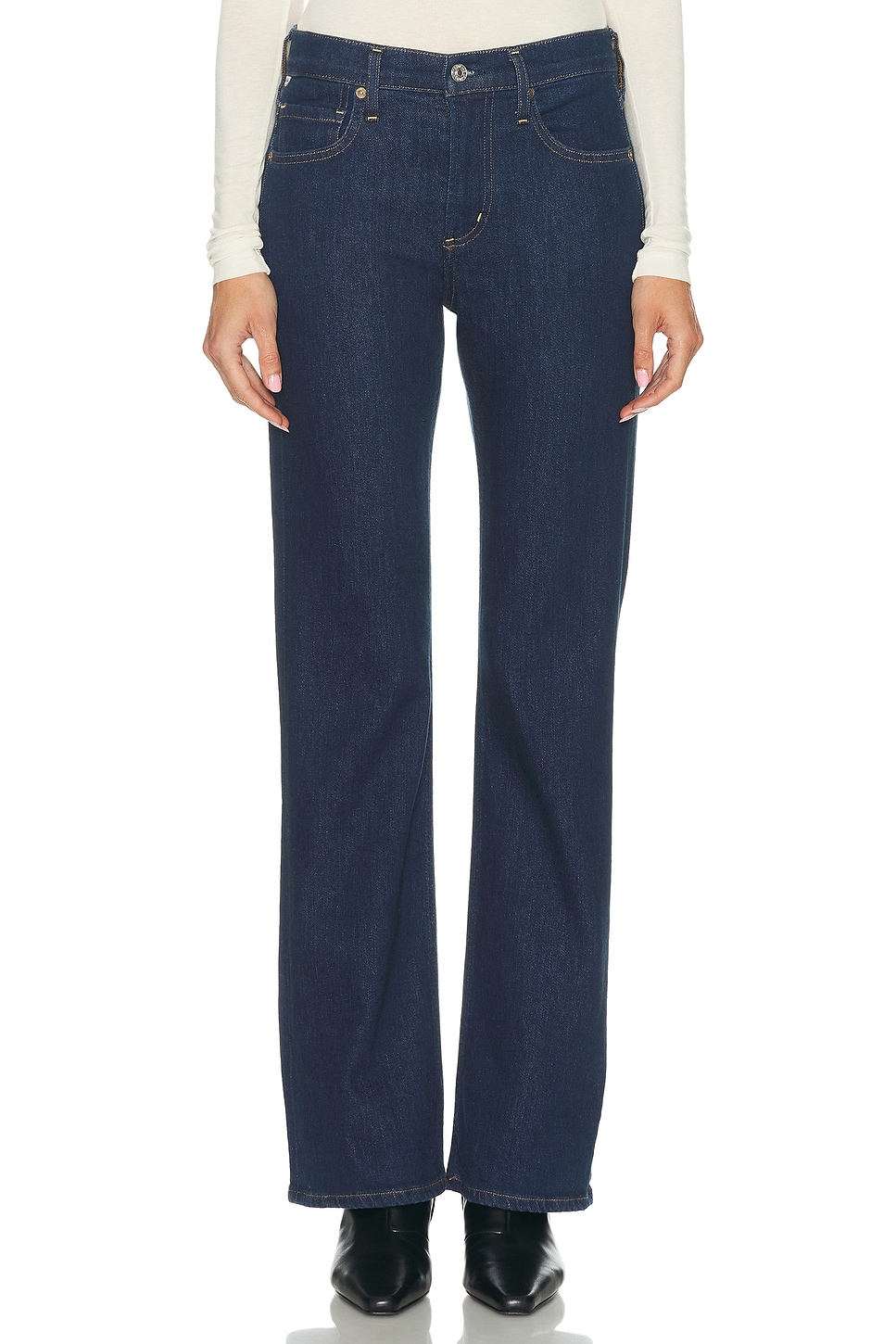 Image 1 of Citizens of Humanity Genova Low Rise Boot Jeans in Sennett
