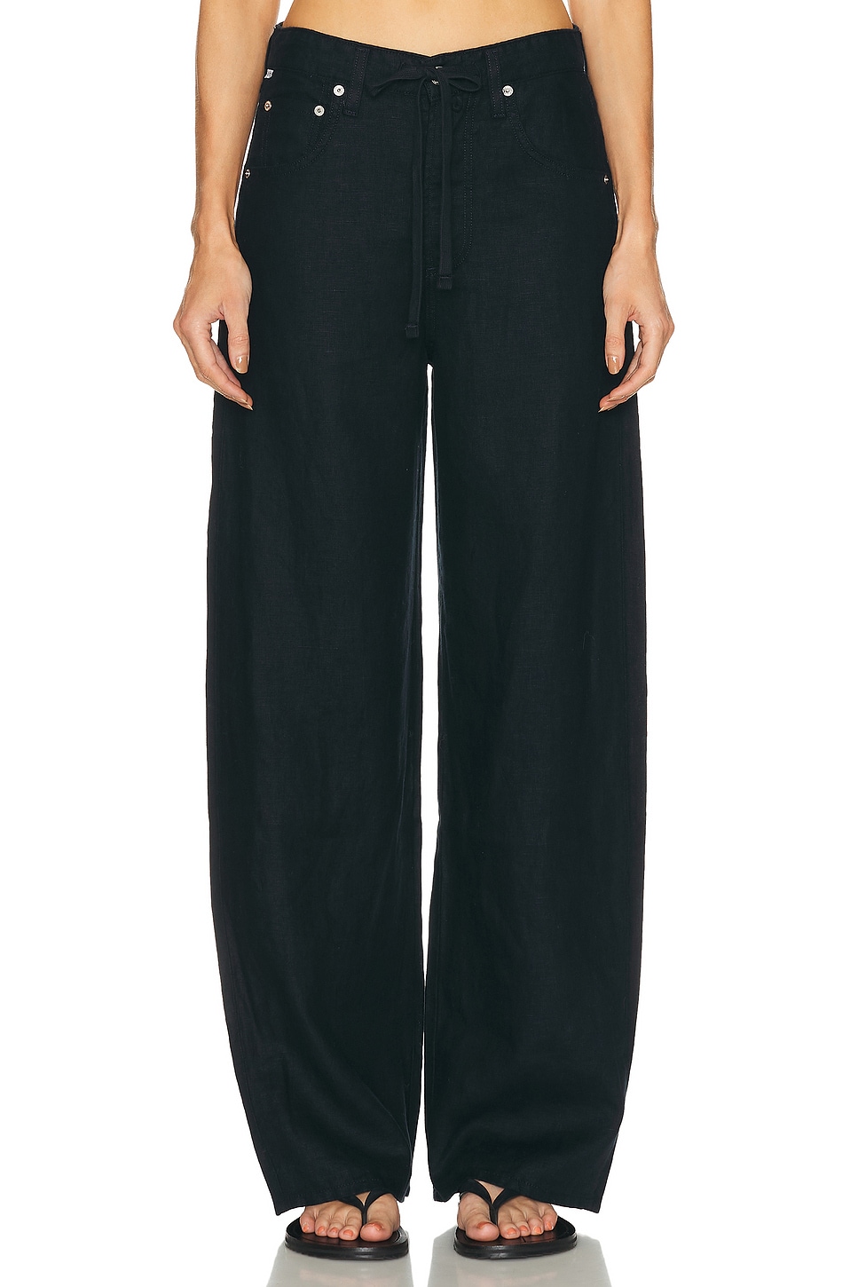 Image 1 of Citizens of Humanity Brynn Drawstring Trouser in True Navy