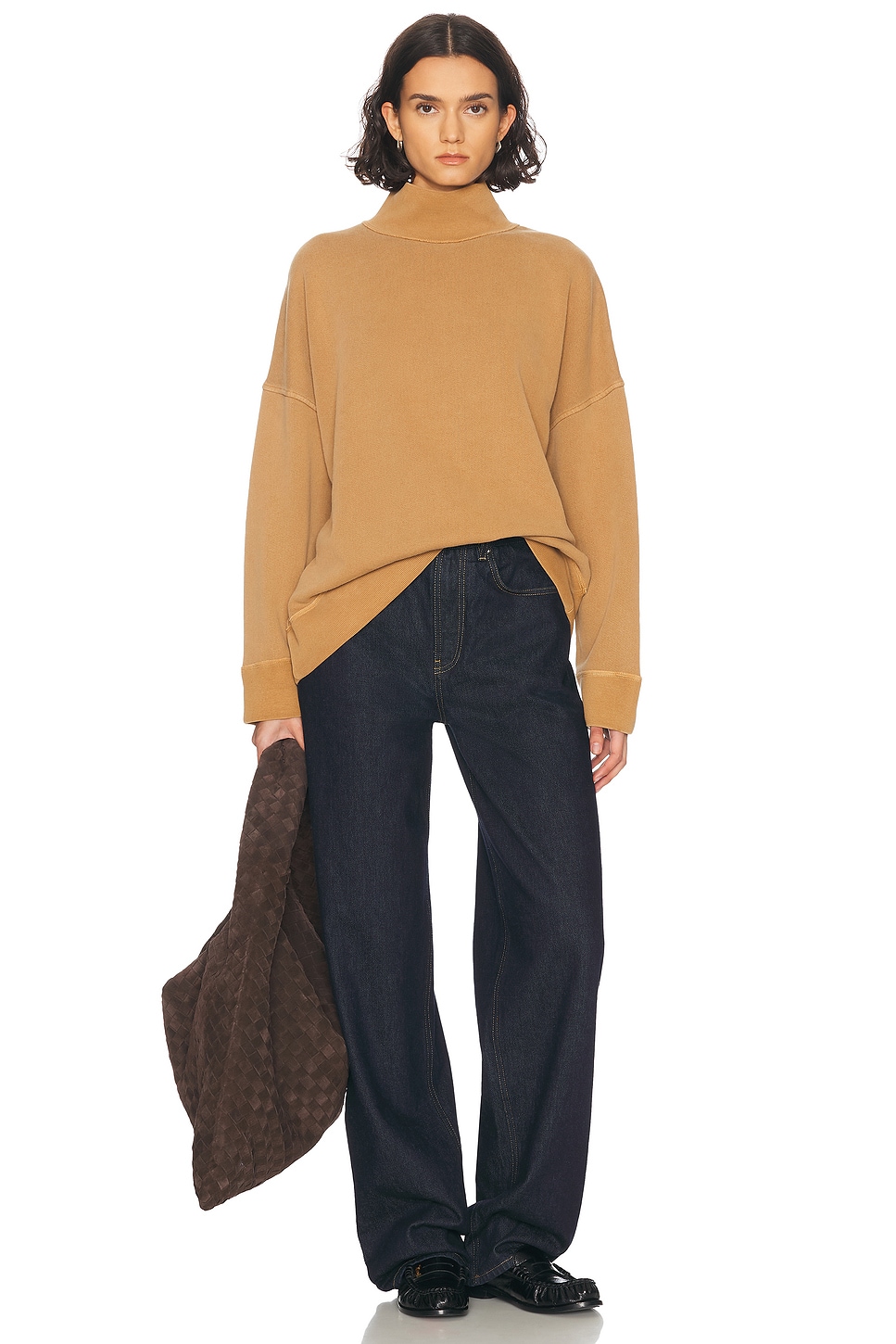 Cara Fleece Turtleneck Pullover