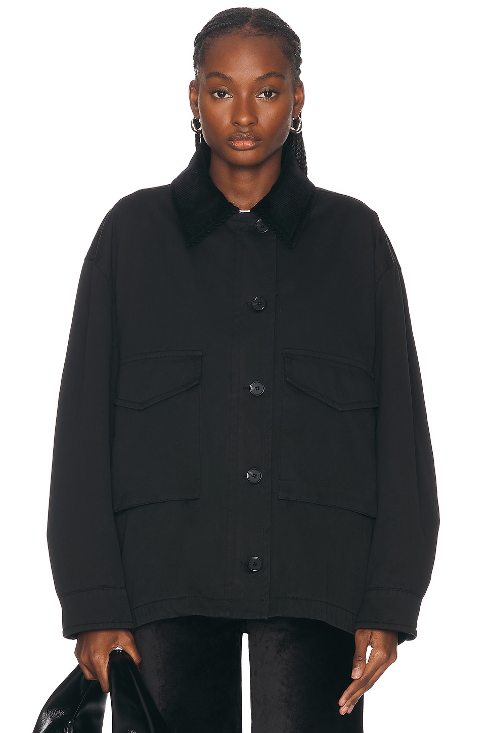 Shop Citizens Of Humanity Leida Barn Coat In Black