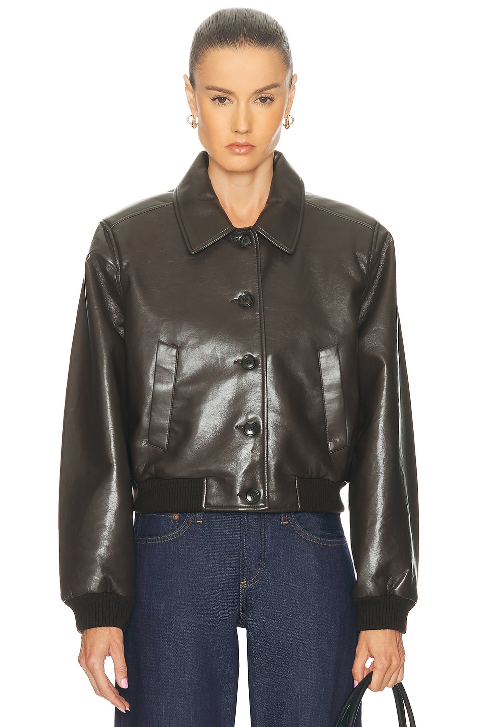 Image 1 of Citizens of Humanity Lola Bomber in Brown