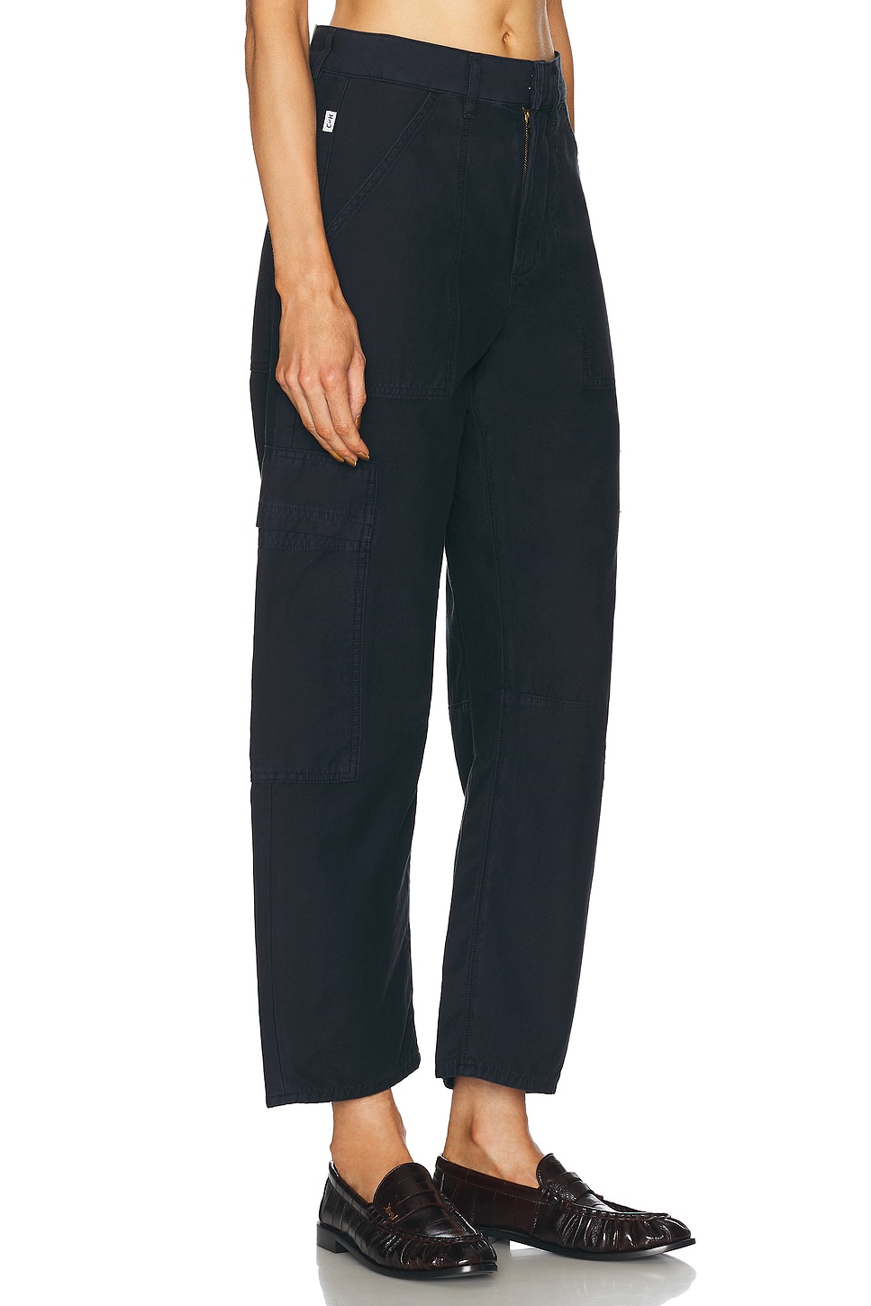 Shop Citizens Of Humanity Marcelle Cargo Pant In True Navy