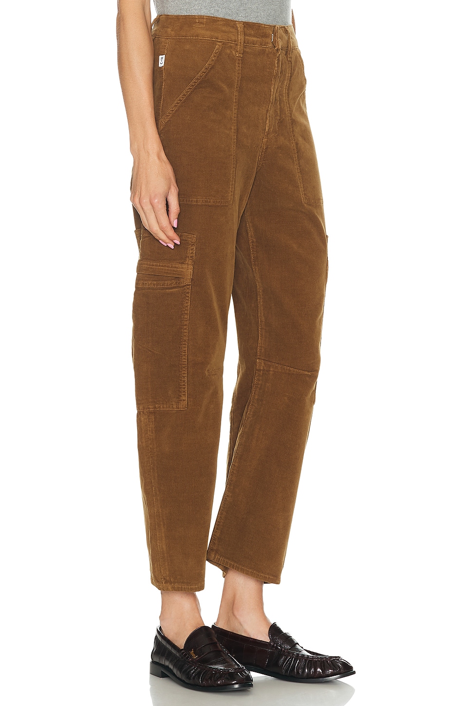 Citizen Of Humanity Marcelle Cargo In Brown