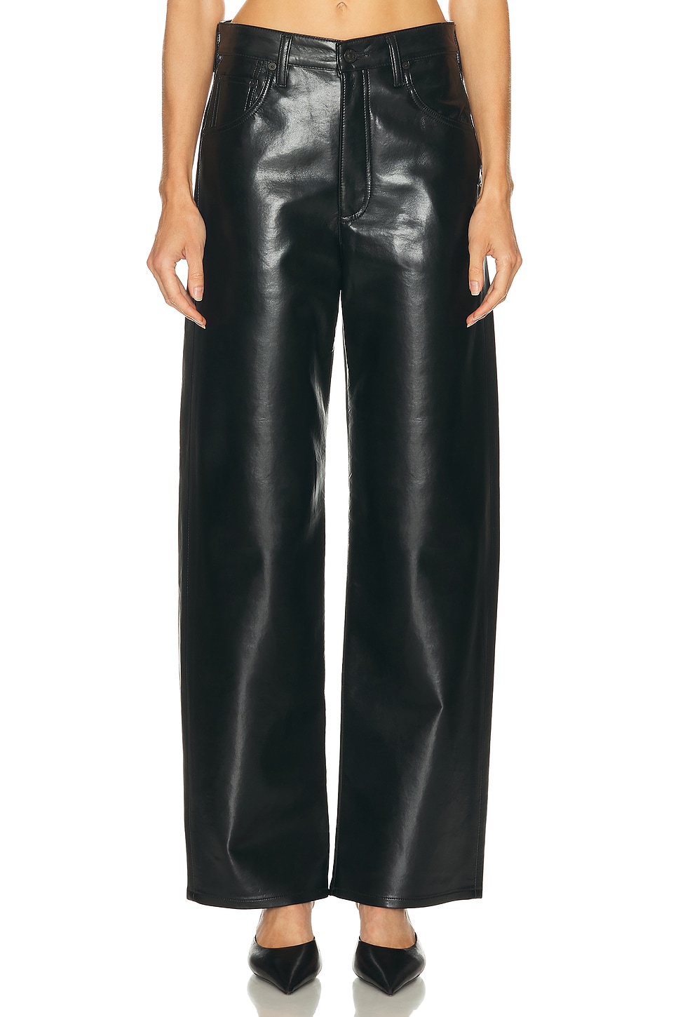 Image 1 of Citizens of Humanity Ayla Baggy in Black