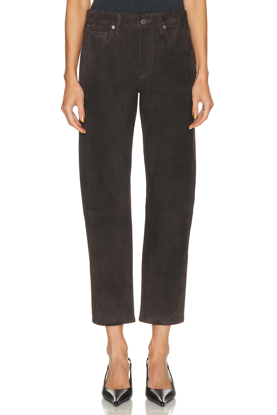 Image 1 of Citizens of Humanity Winslow Low Rise Boyfriend in Chocolate