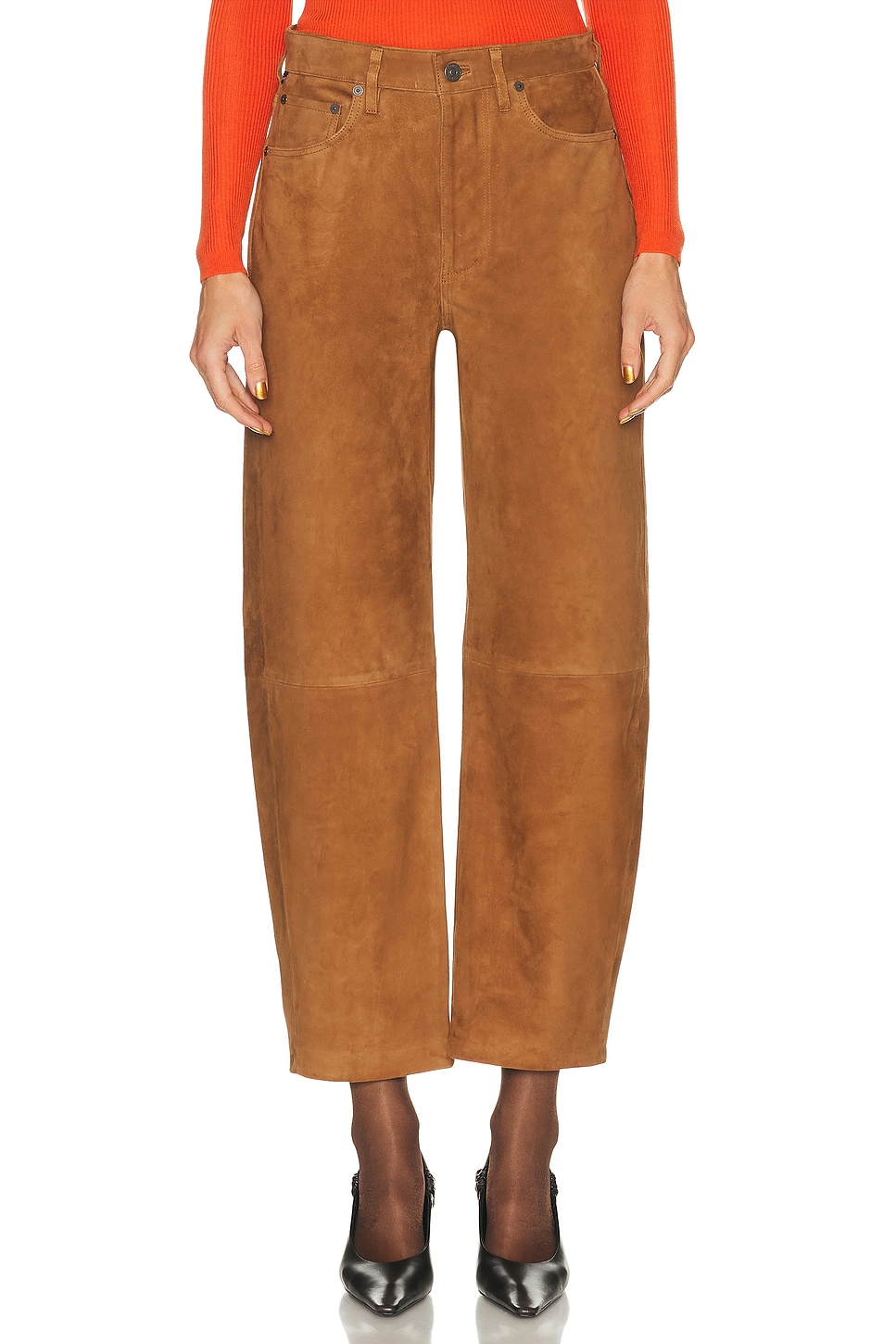 Image 1 of Citizens of Humanity Miro Relaxed Pant in Toasted Carmel