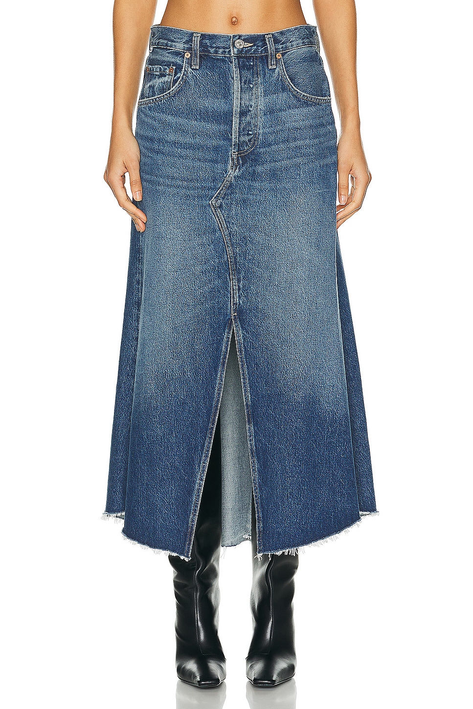 Image 1 of Citizens of Humanity Mina Reworked Skirt in Brielle