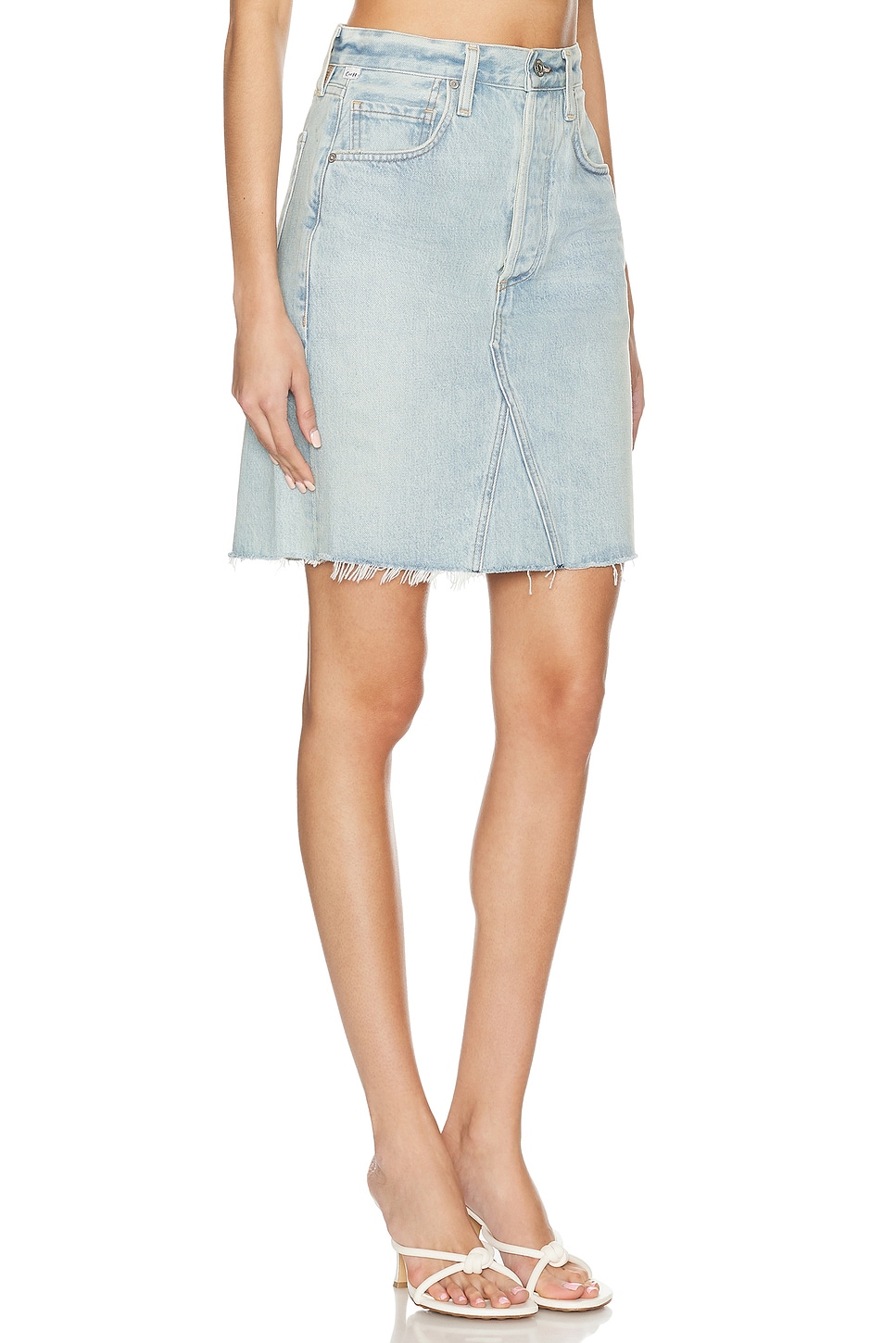 Shop Citizens Of Humanity Carolina Destructed Skirt In Array