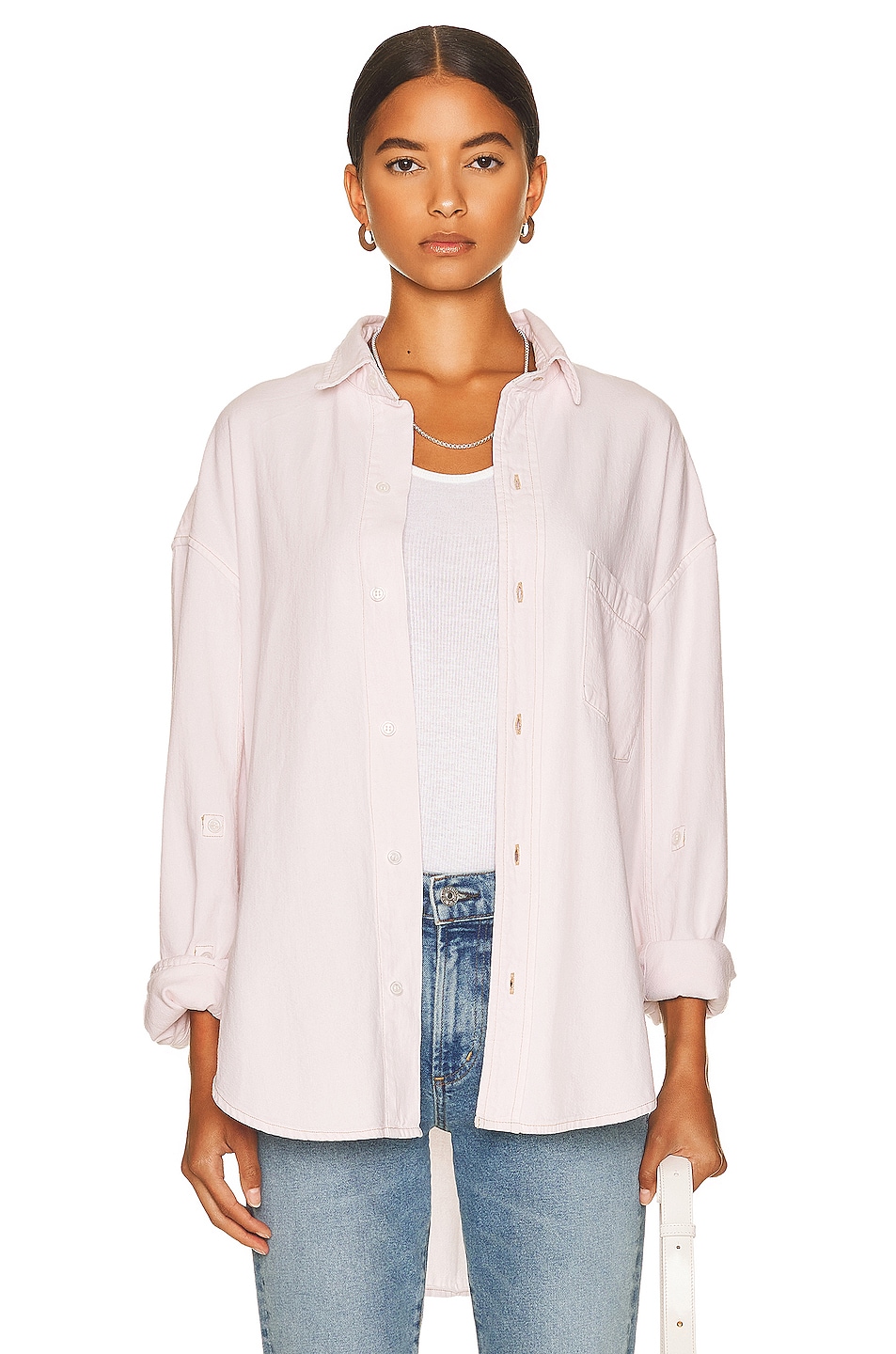 Image 1 of Citizens of Humanity Kayla Shirt in Sundown Bucket Dye