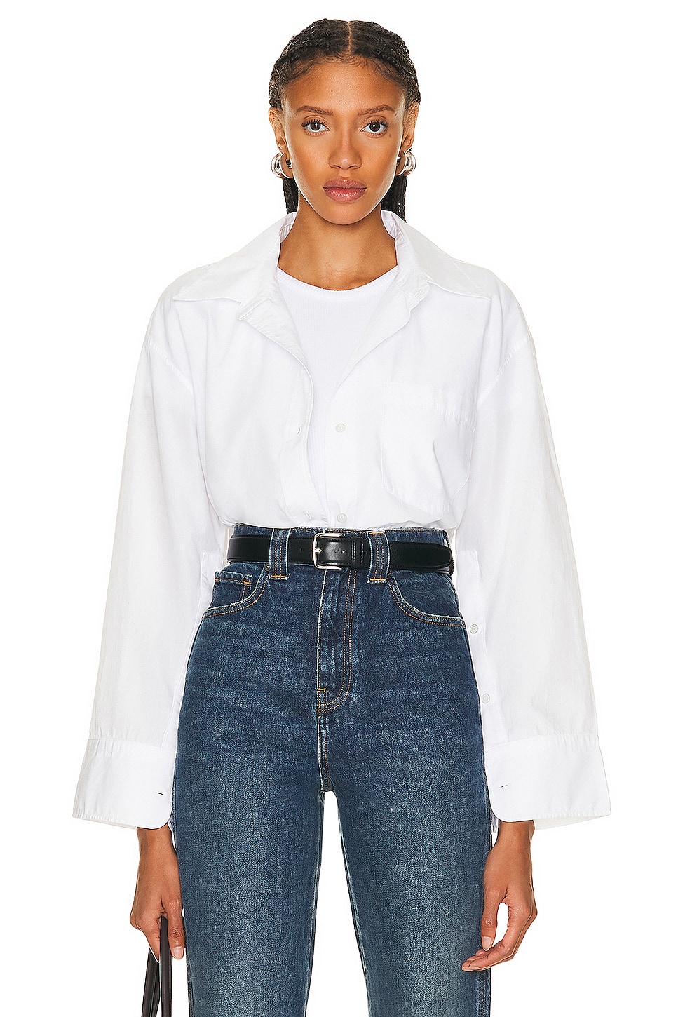 Image 1 of Citizens of Humanity Cocoon Shirt in Optic White