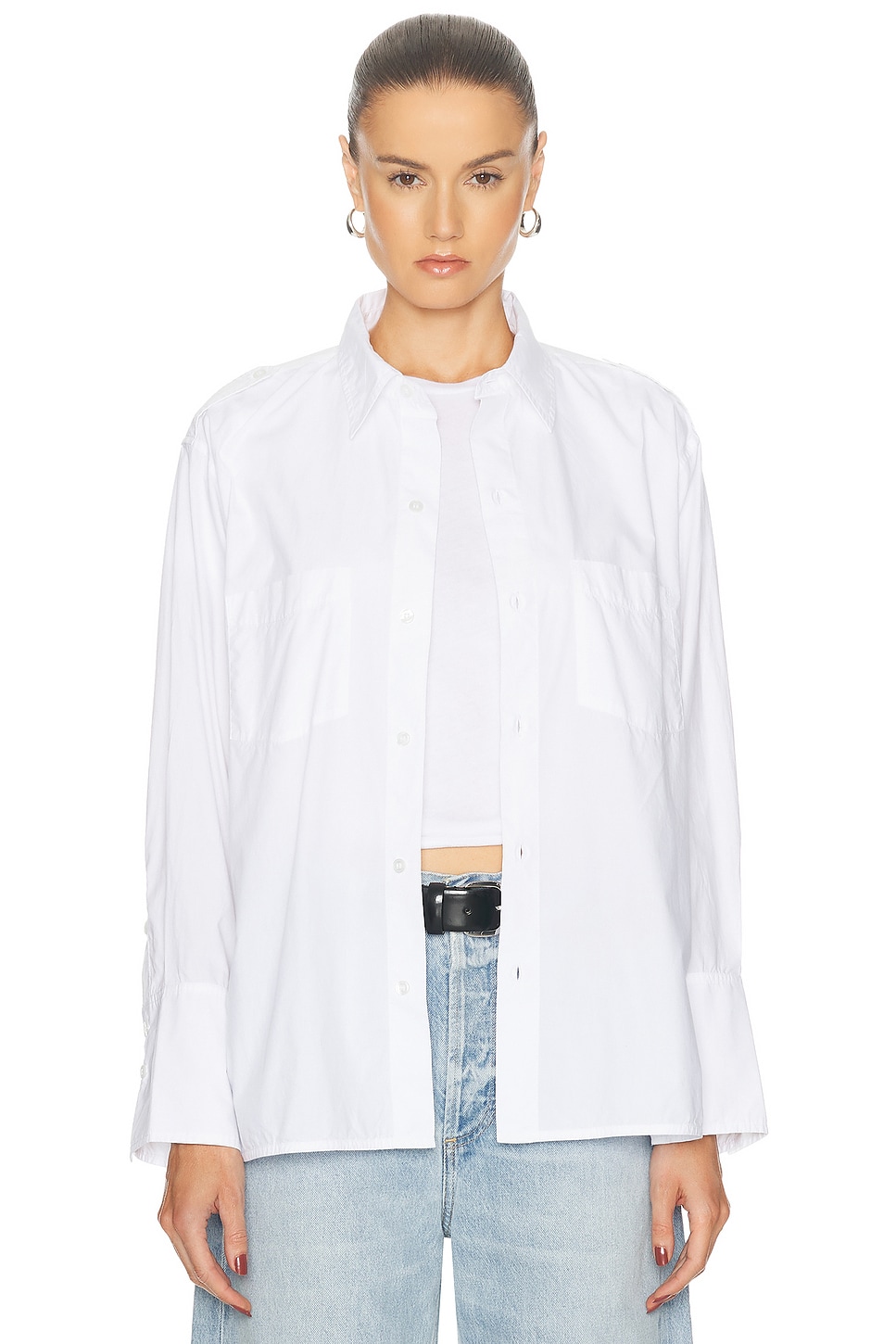 Image 1 of Citizens of Humanity Ari Shirt in White