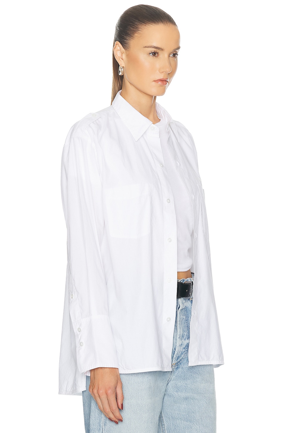 Shop Citizens Of Humanity Ari Shirt In White