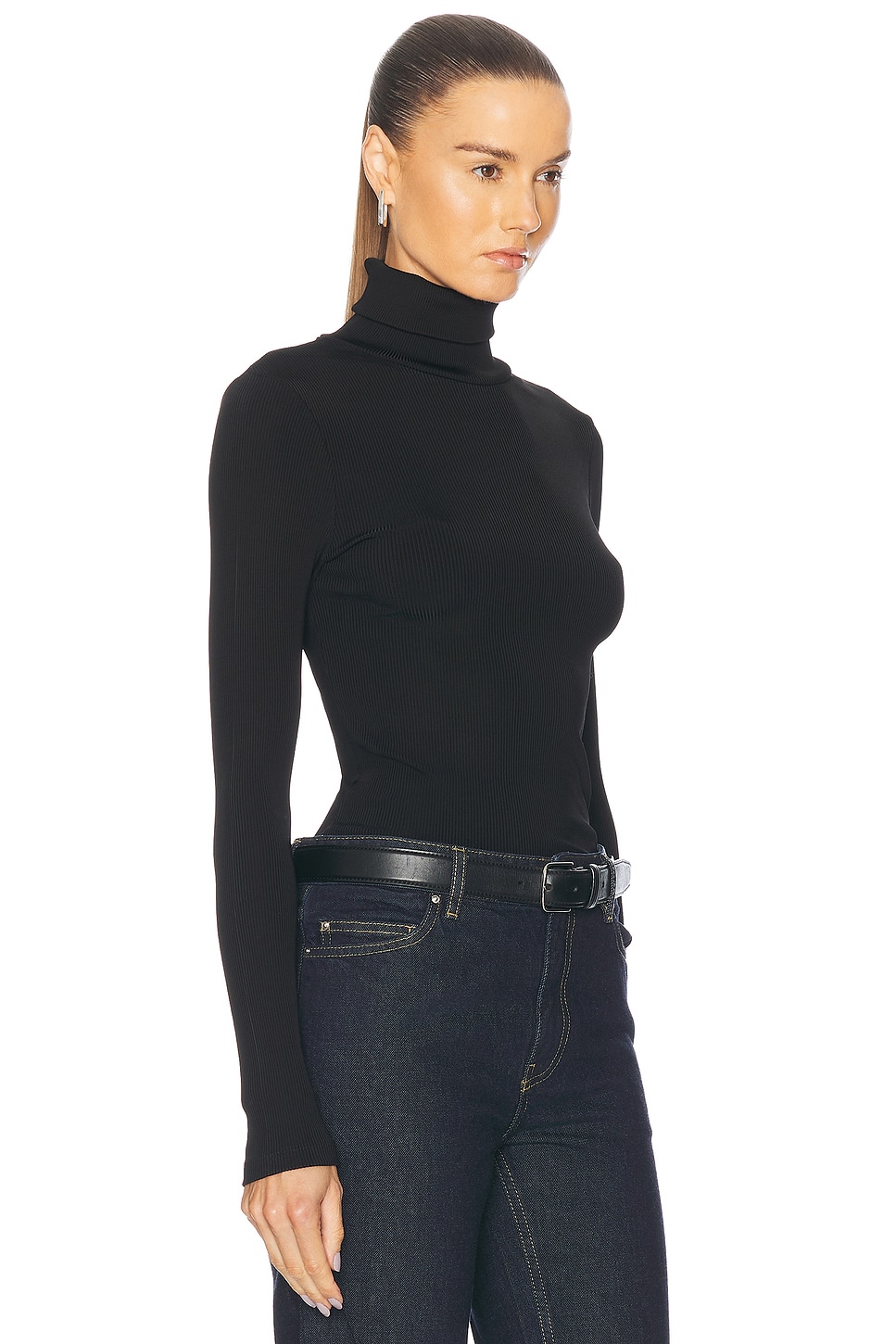 Shop Citizens Of Humanity Caradene Turtleneck In Black