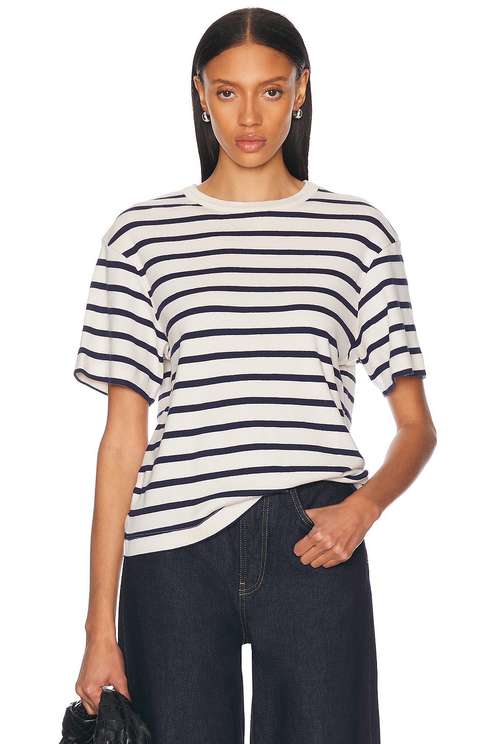 Citizens Of Humanity Goldie Stripe Relaxed Fit T-shirt