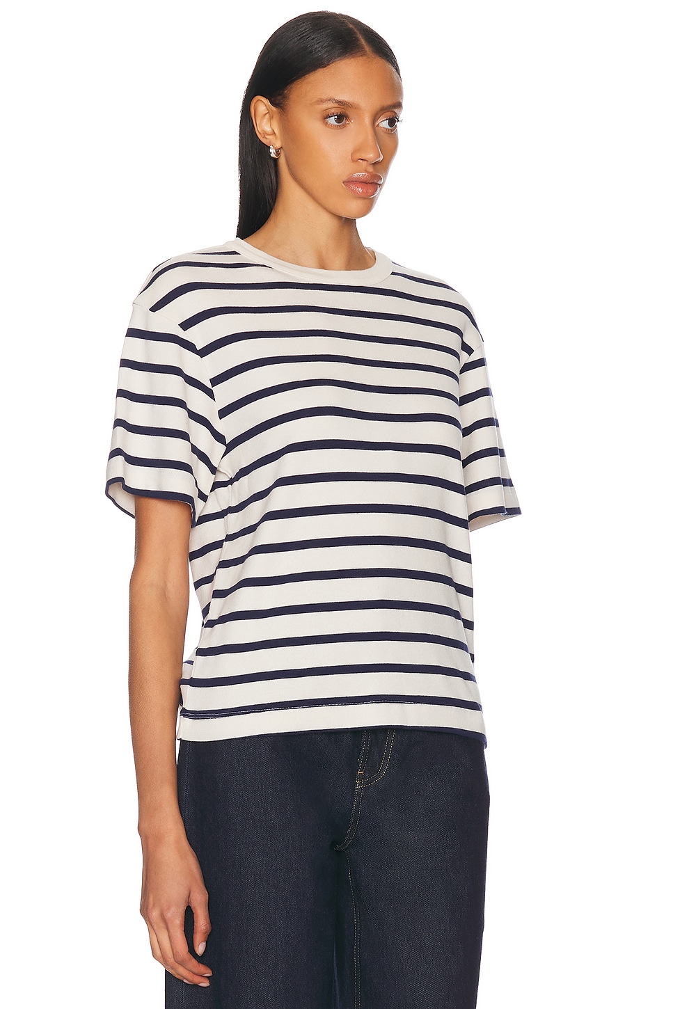 Citizens Of Humanity Goldie Stripe Relaxed Fit T-shirt