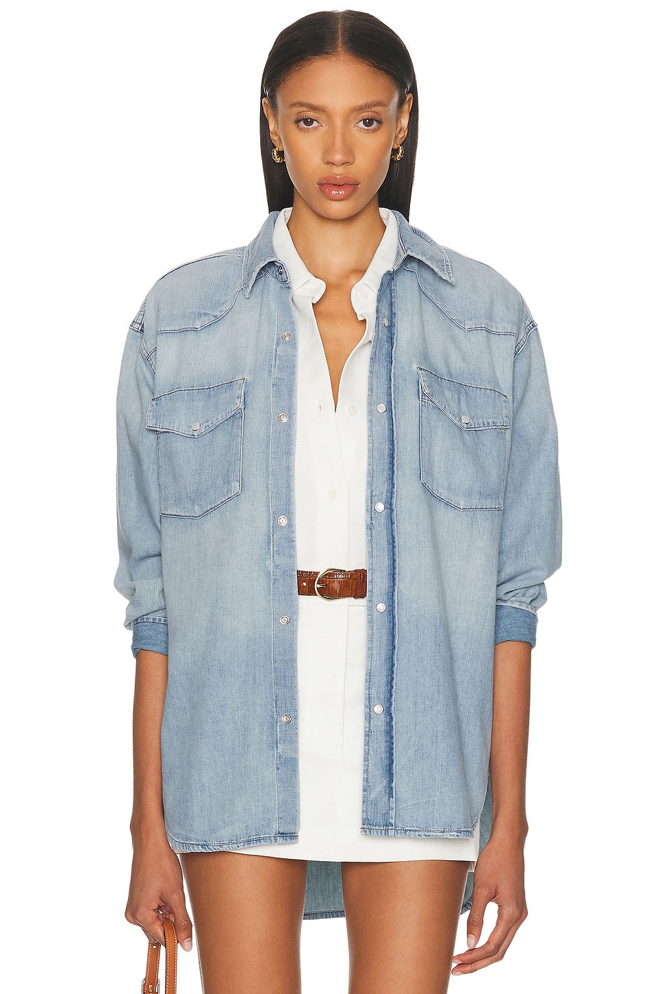 Image 1 of Citizens of Humanity Rancher Kayla Shirt in Abbott