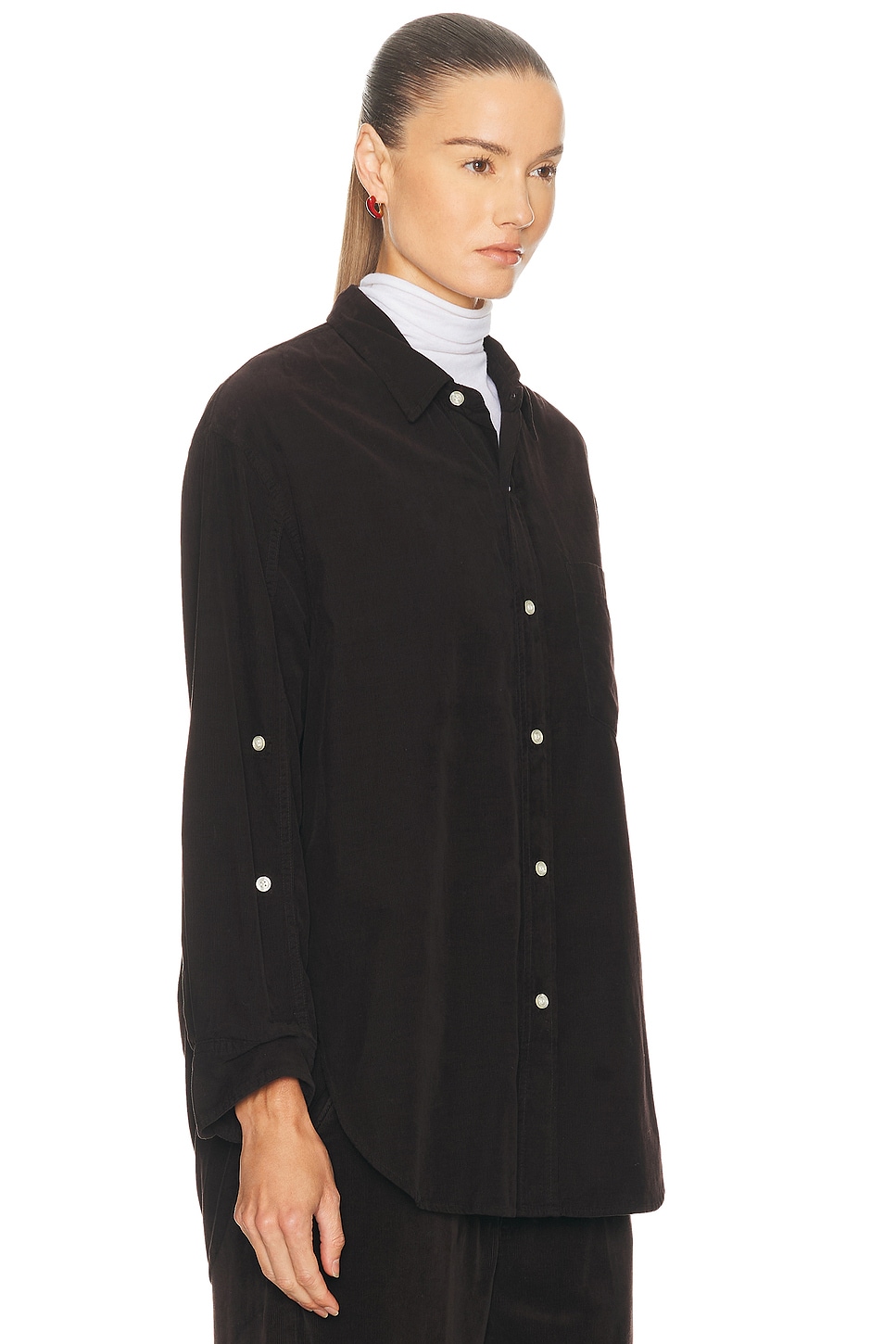 Citizen Of Humanity Kayla Shirt In Black