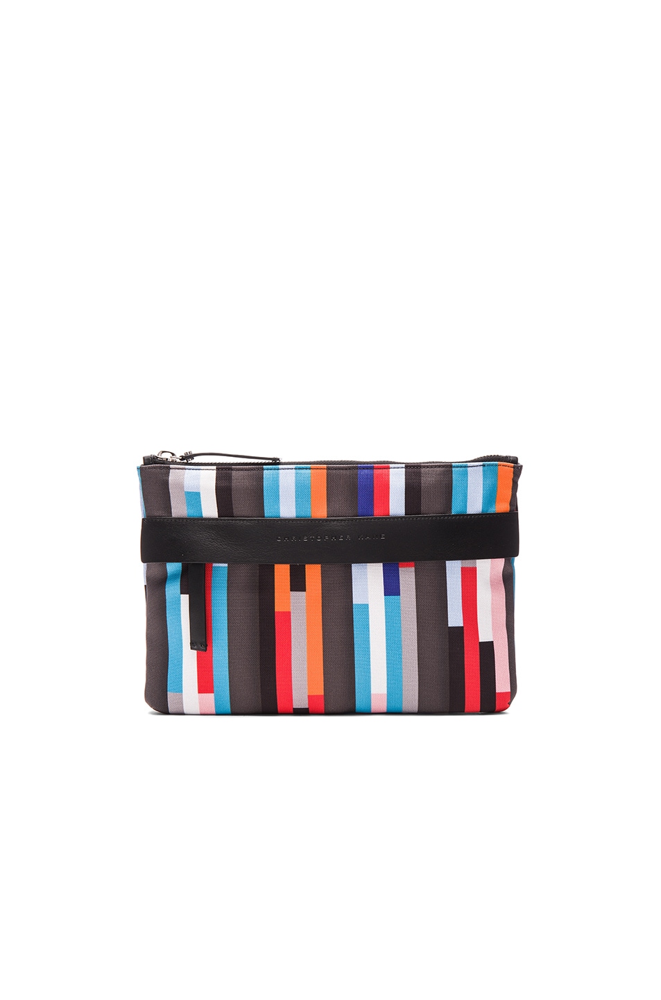 Image 1 of Christopher Kane Casual Bolster Print Clutch in Multi Red