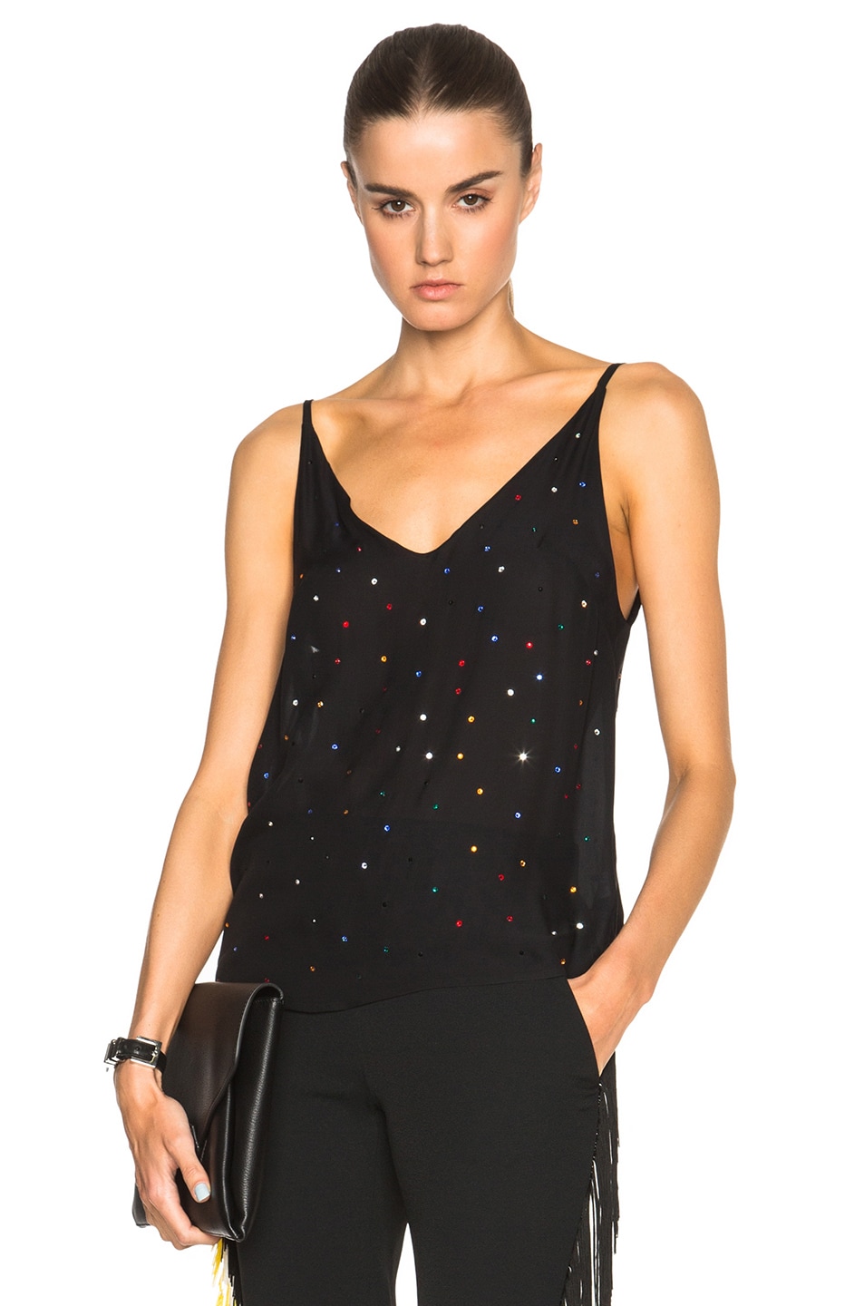 Image 1 of Christopher Kane Ombre Tank in Black