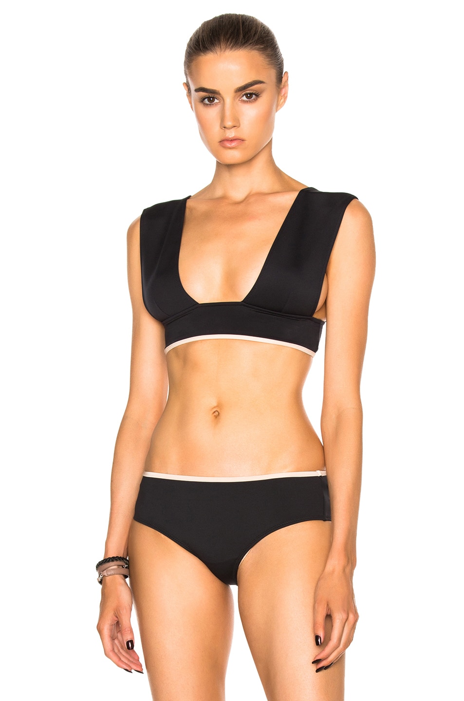 Image 1 of Cali Dreaming Grus Bikini Top in Black