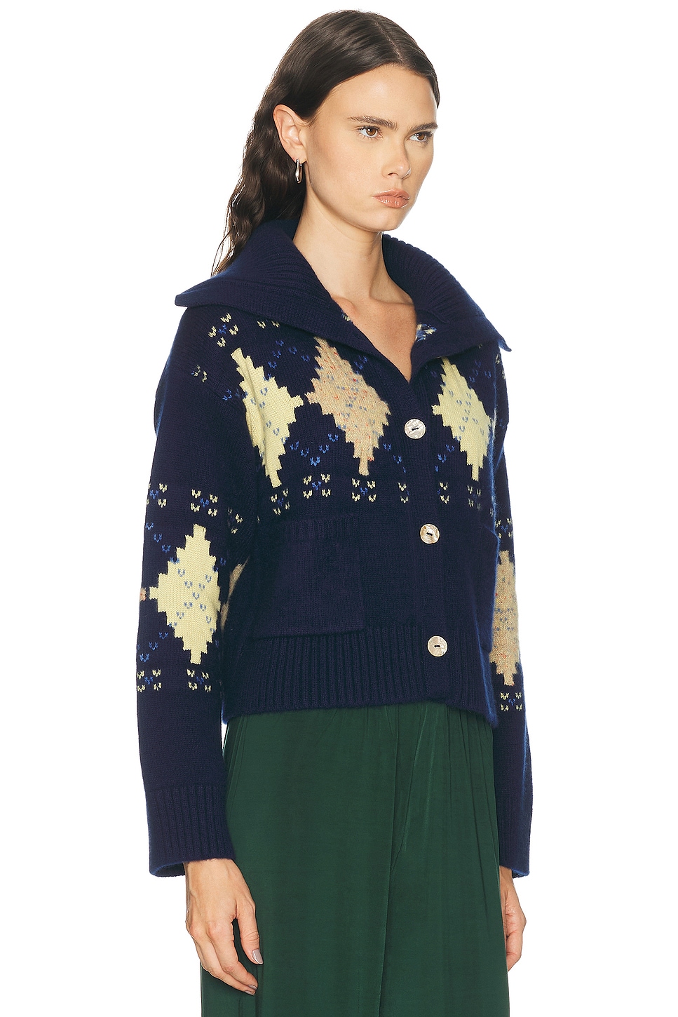 Calle Del Mar Donegal Argyle Cardigan