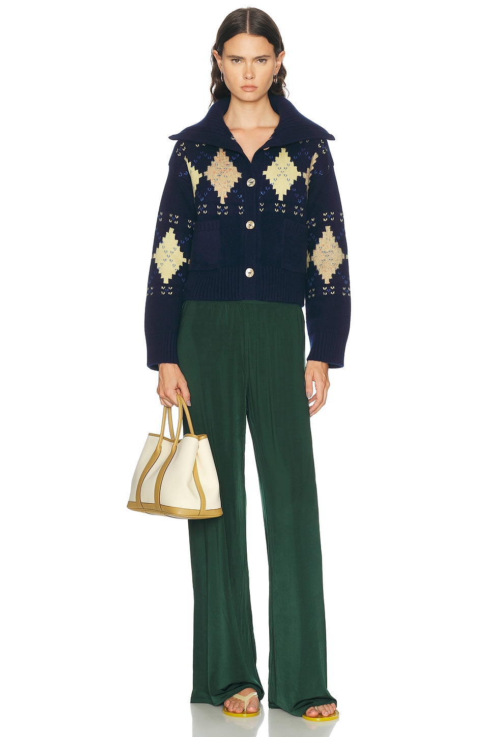 Calle Del Mar Donegal Argyle Cardigan