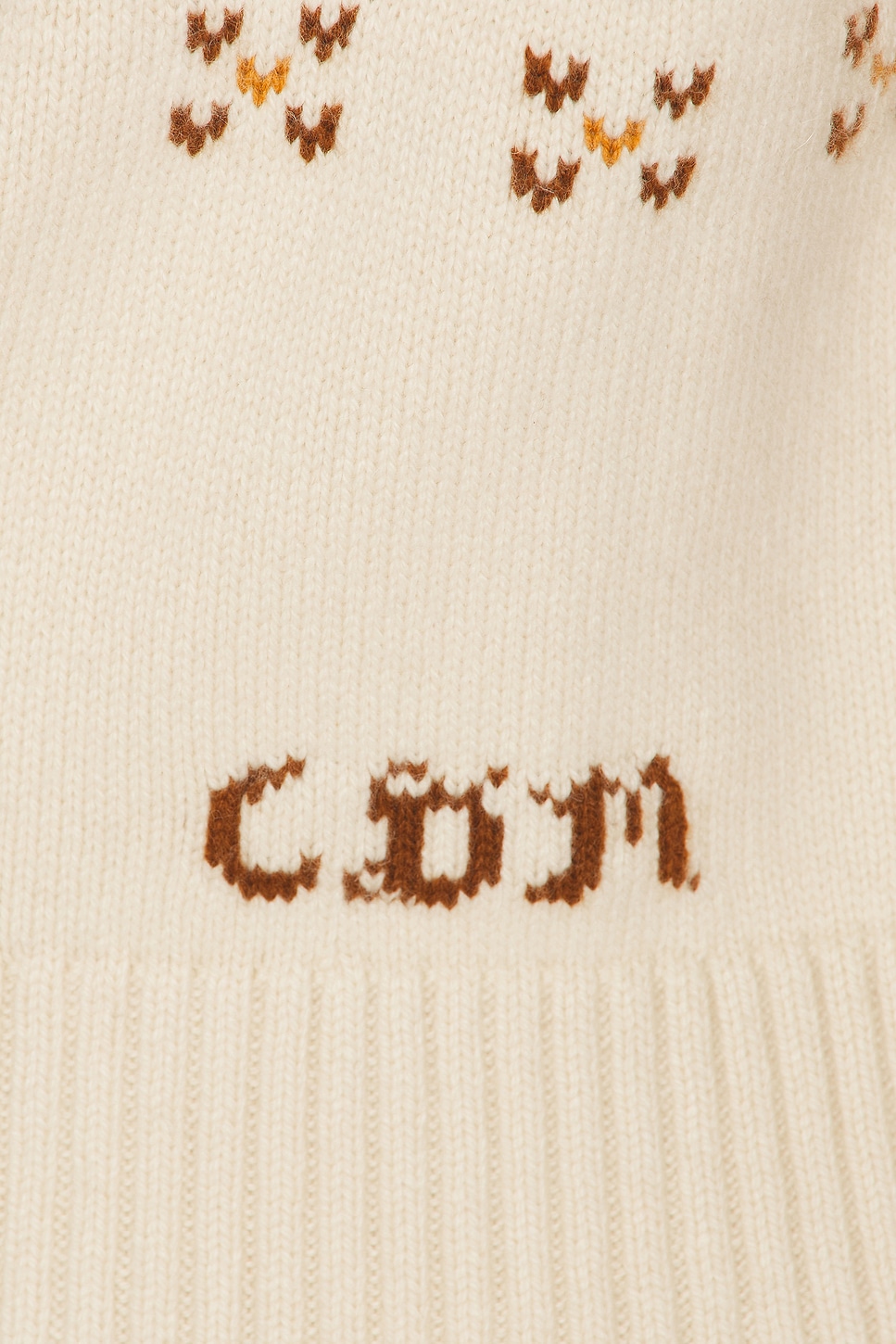 Calle Del Mar Donegal Argyle Crewneck Sweater