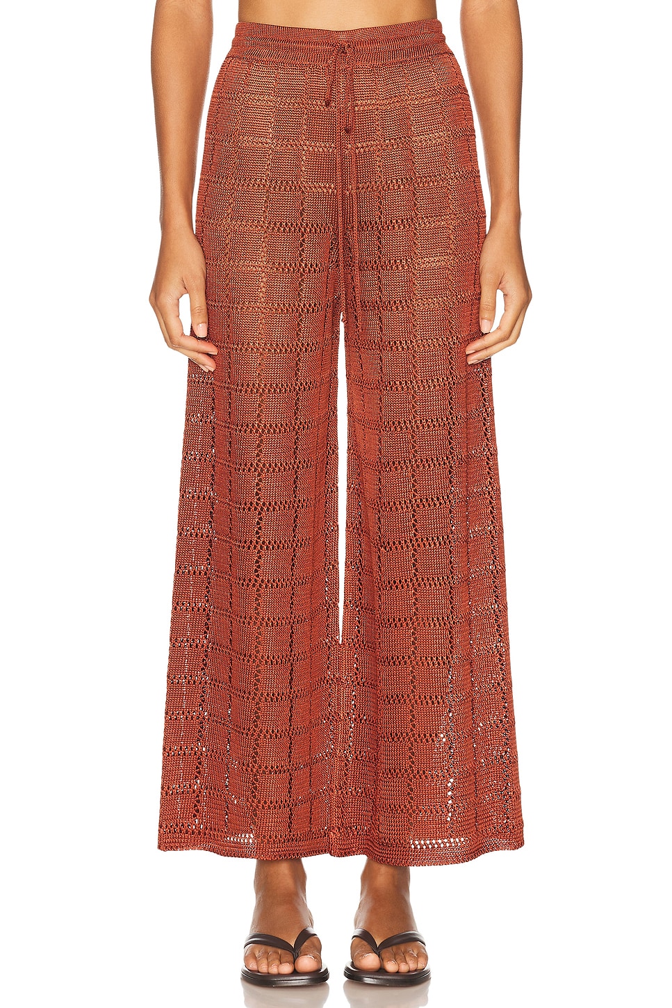 Image 1 of Calle Del Mar Patchwork Pant in Clay