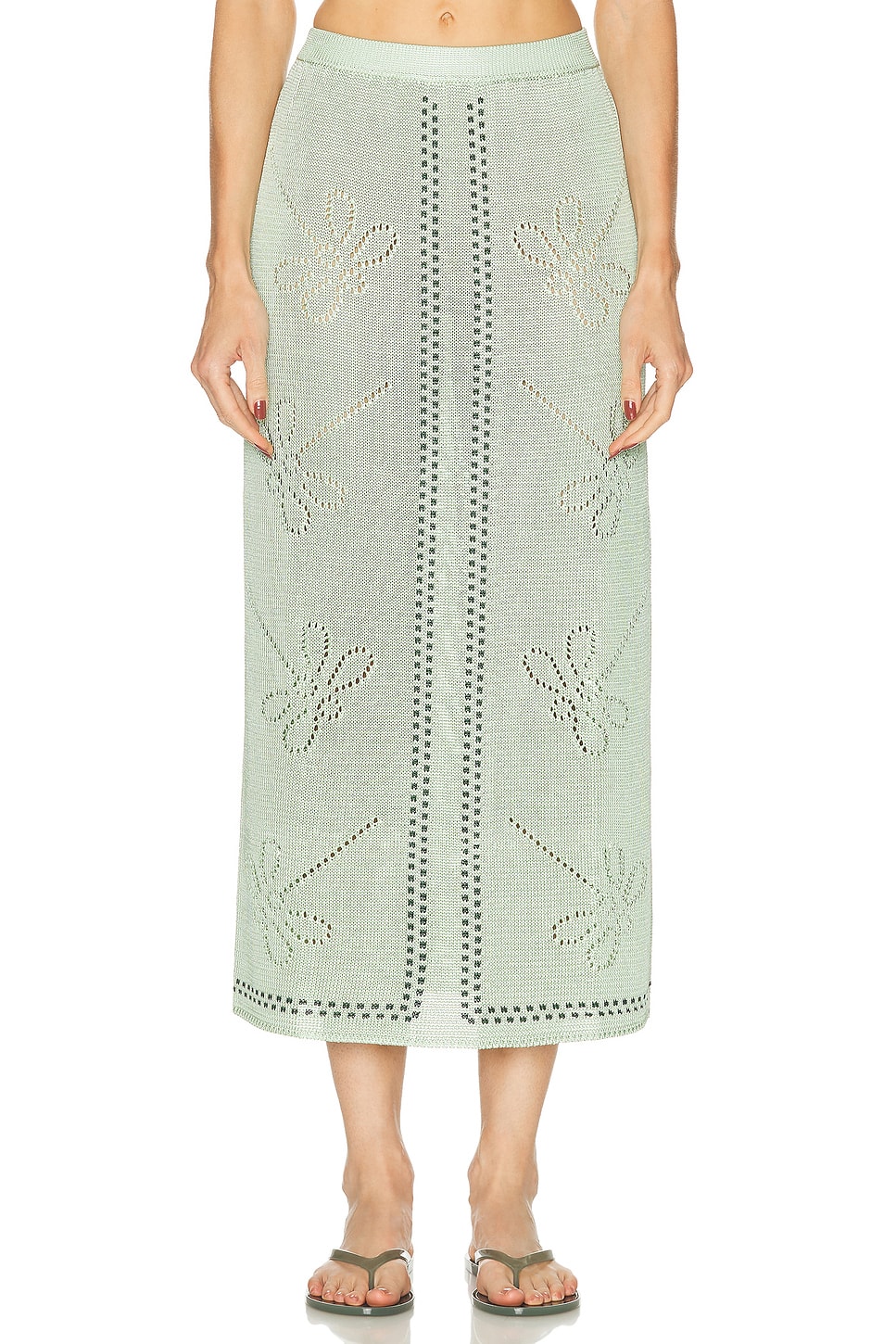Garden Party Skirt in Sage